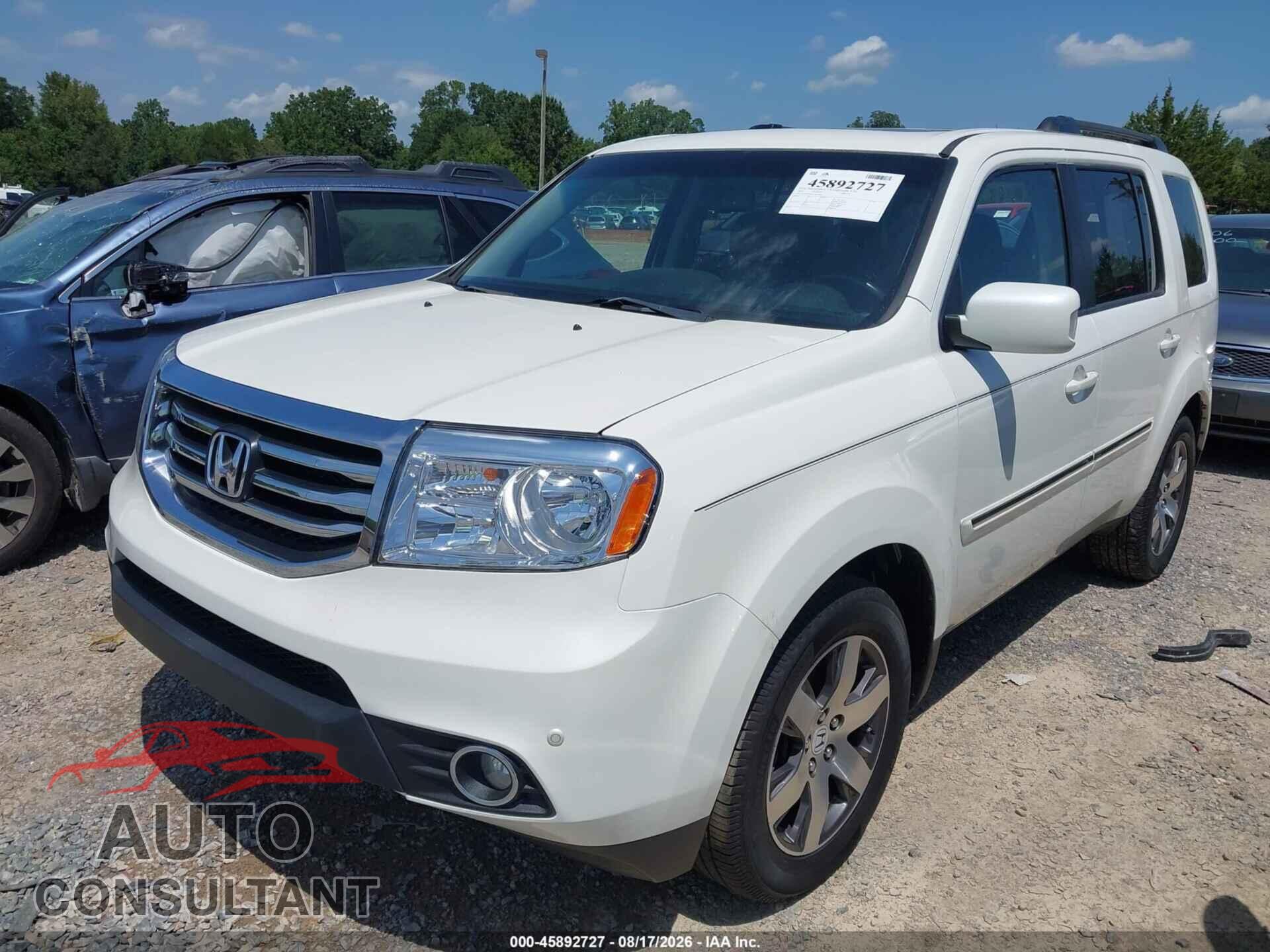 HONDA PILOT 2012 - 5FNYF4H91CB023868