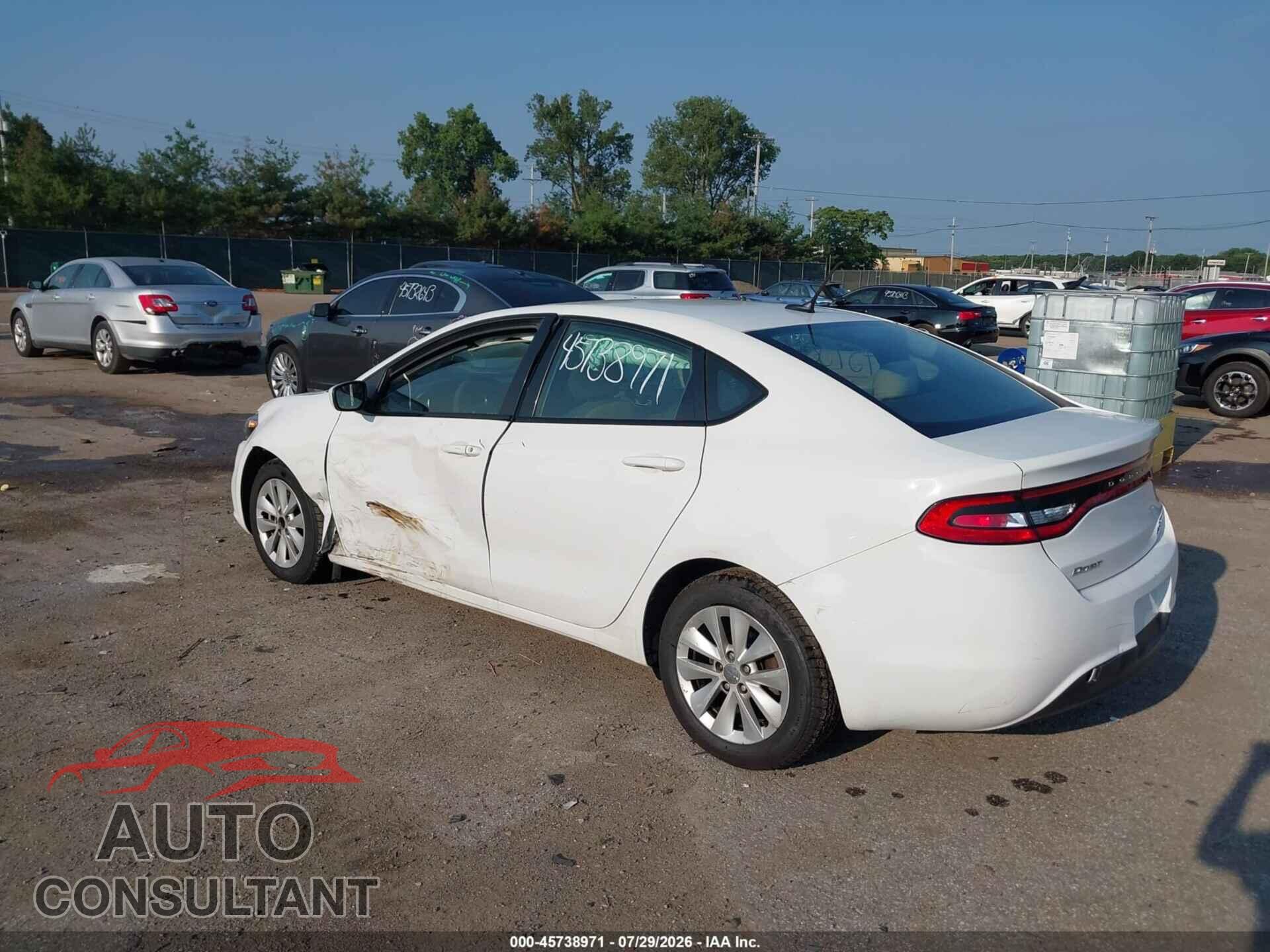 DODGE DART 2014 - 1C3CDFBB1ED867348