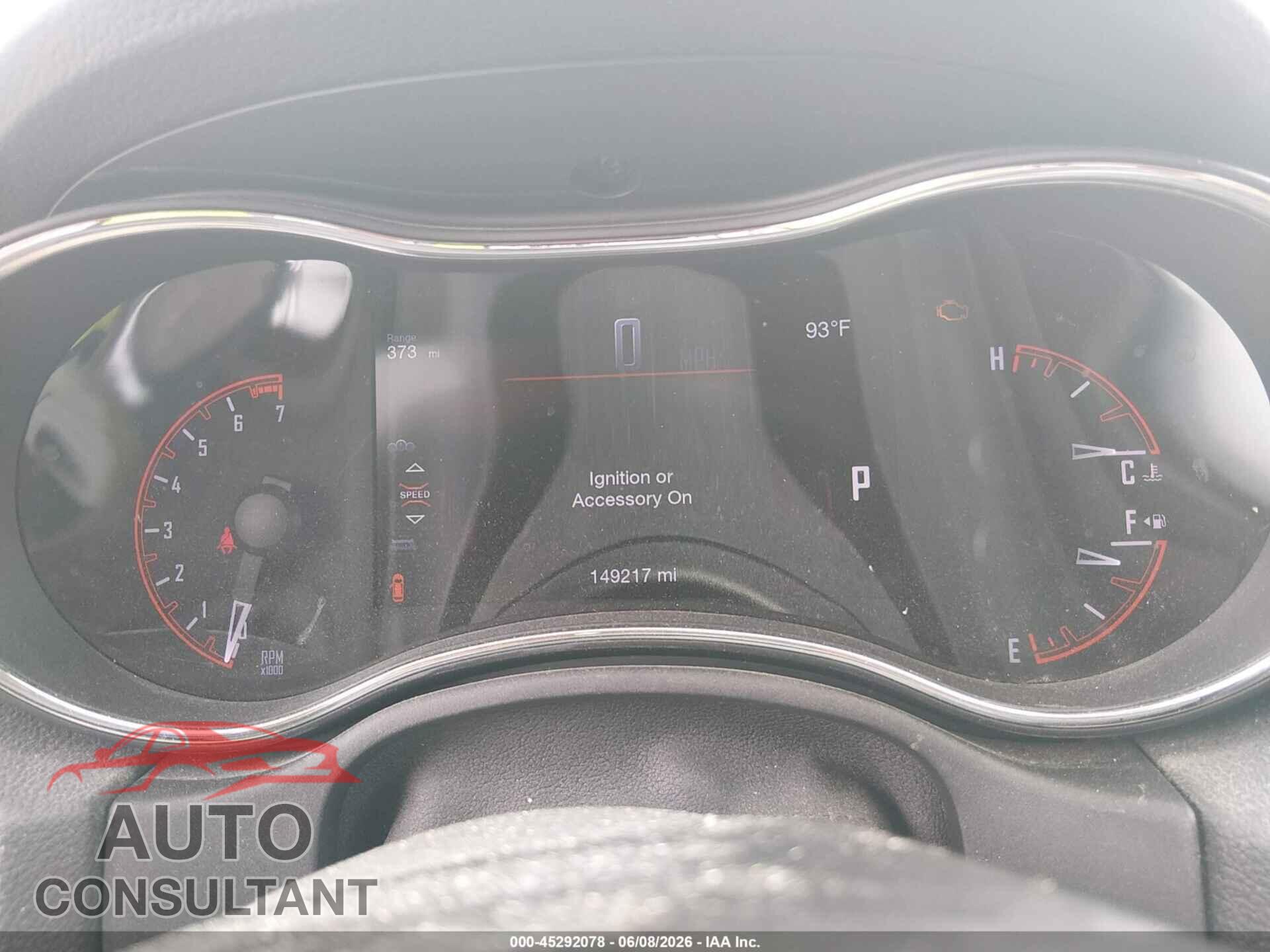 DODGE DURANGO 2017 - 1C4RDJAG2HC816957