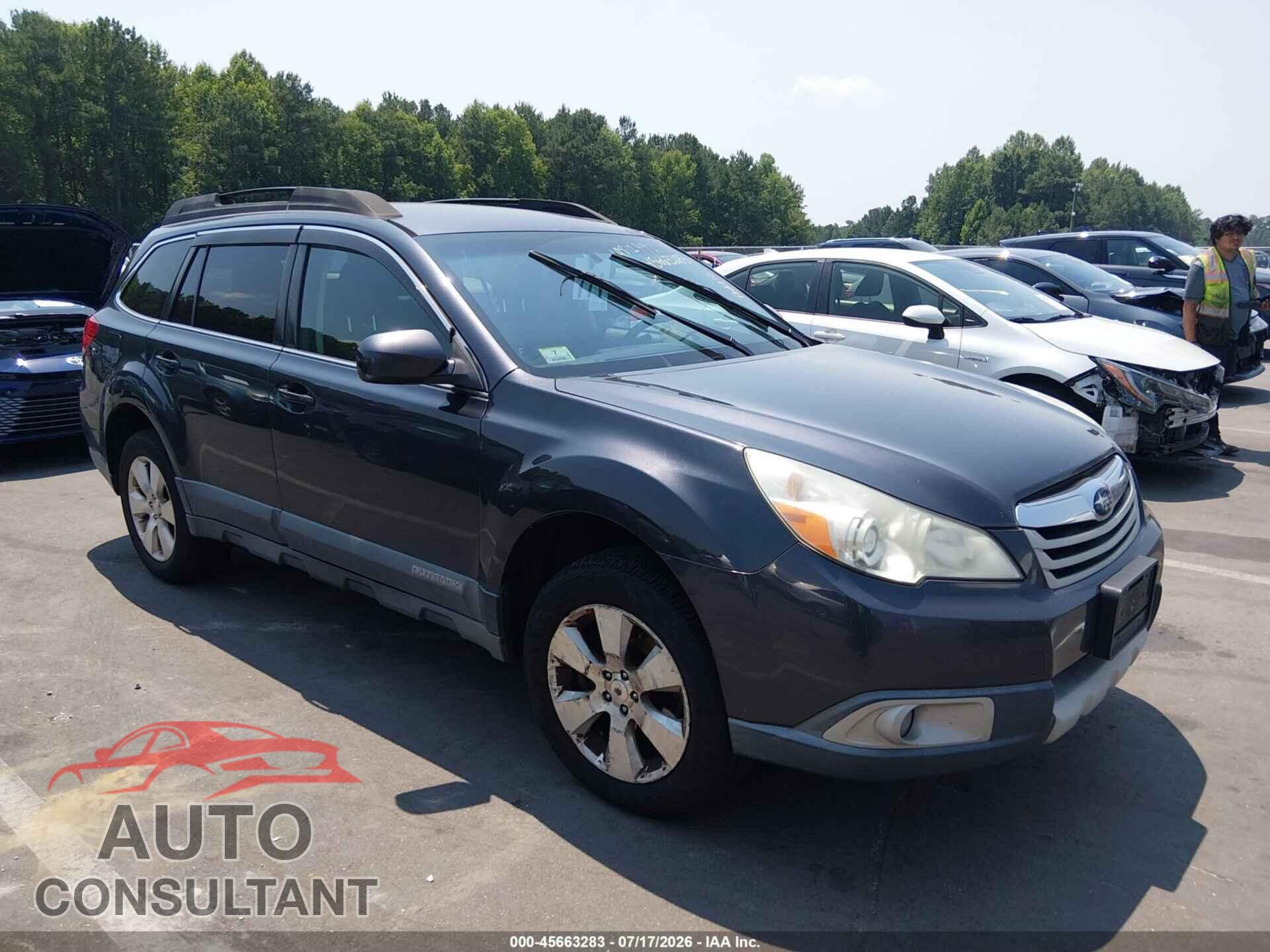 SUBARU OUTBACK 2011 - 4S4BRDJC8B2375362