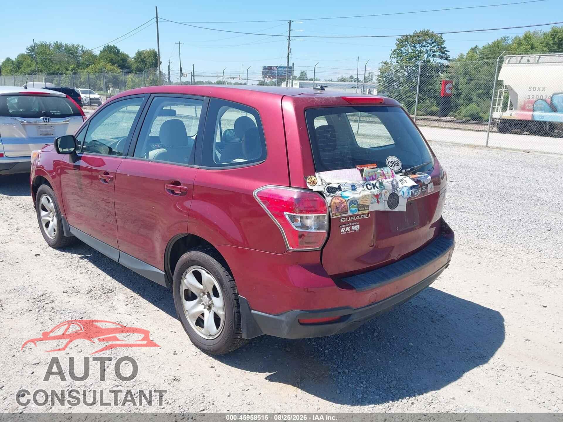 SUBARU FORESTER 2014 - JF2SJAAC2EG462984