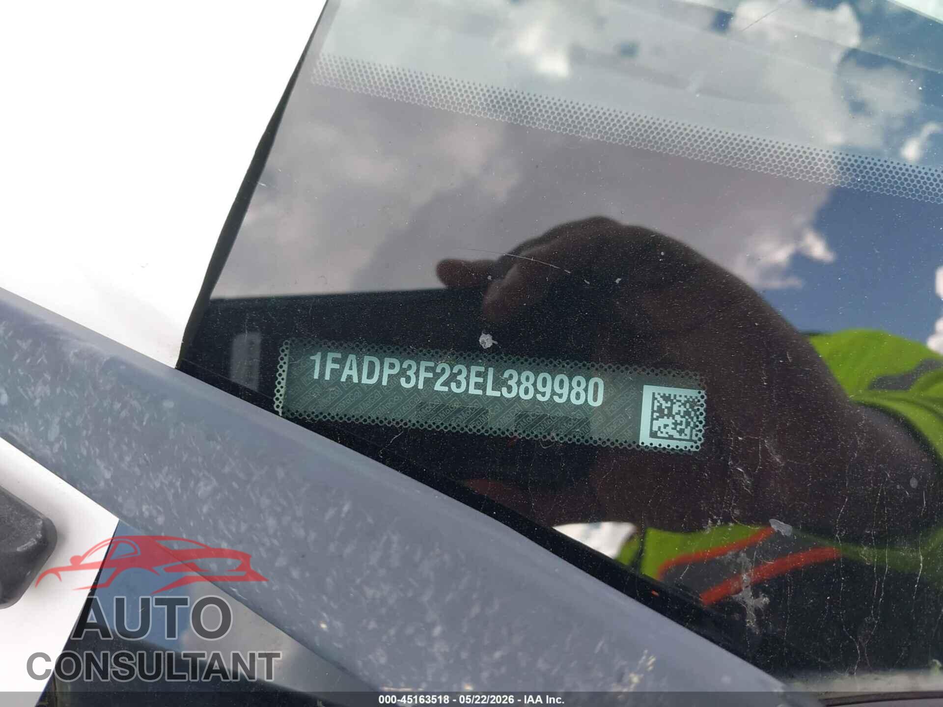 FORD FOCUS 2014 - 1FADP3F23EL389980