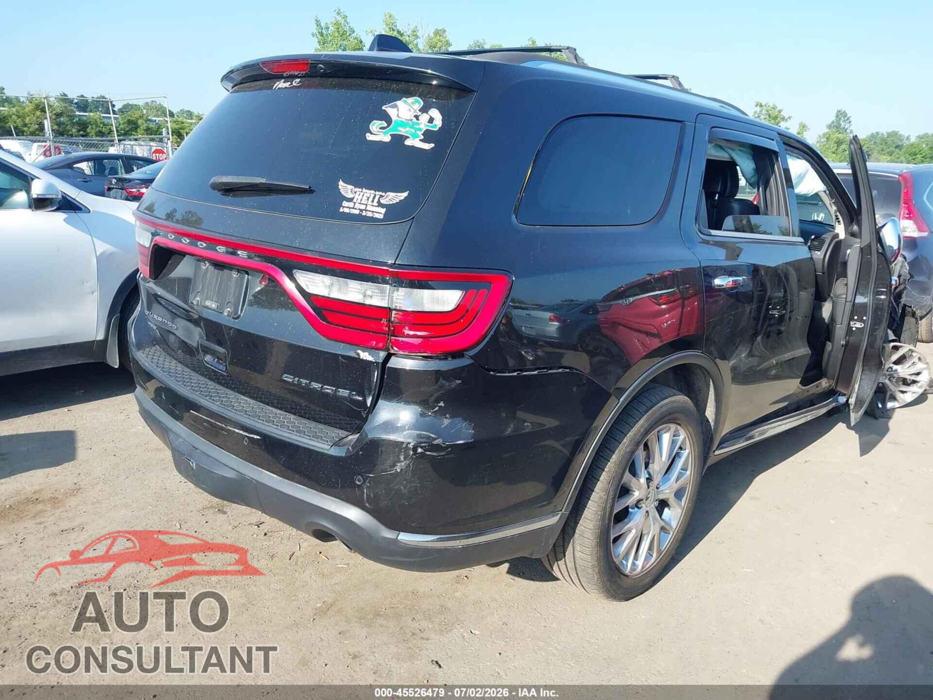 DODGE DURANGO 2015 - 1C4RDJEGXFC908261