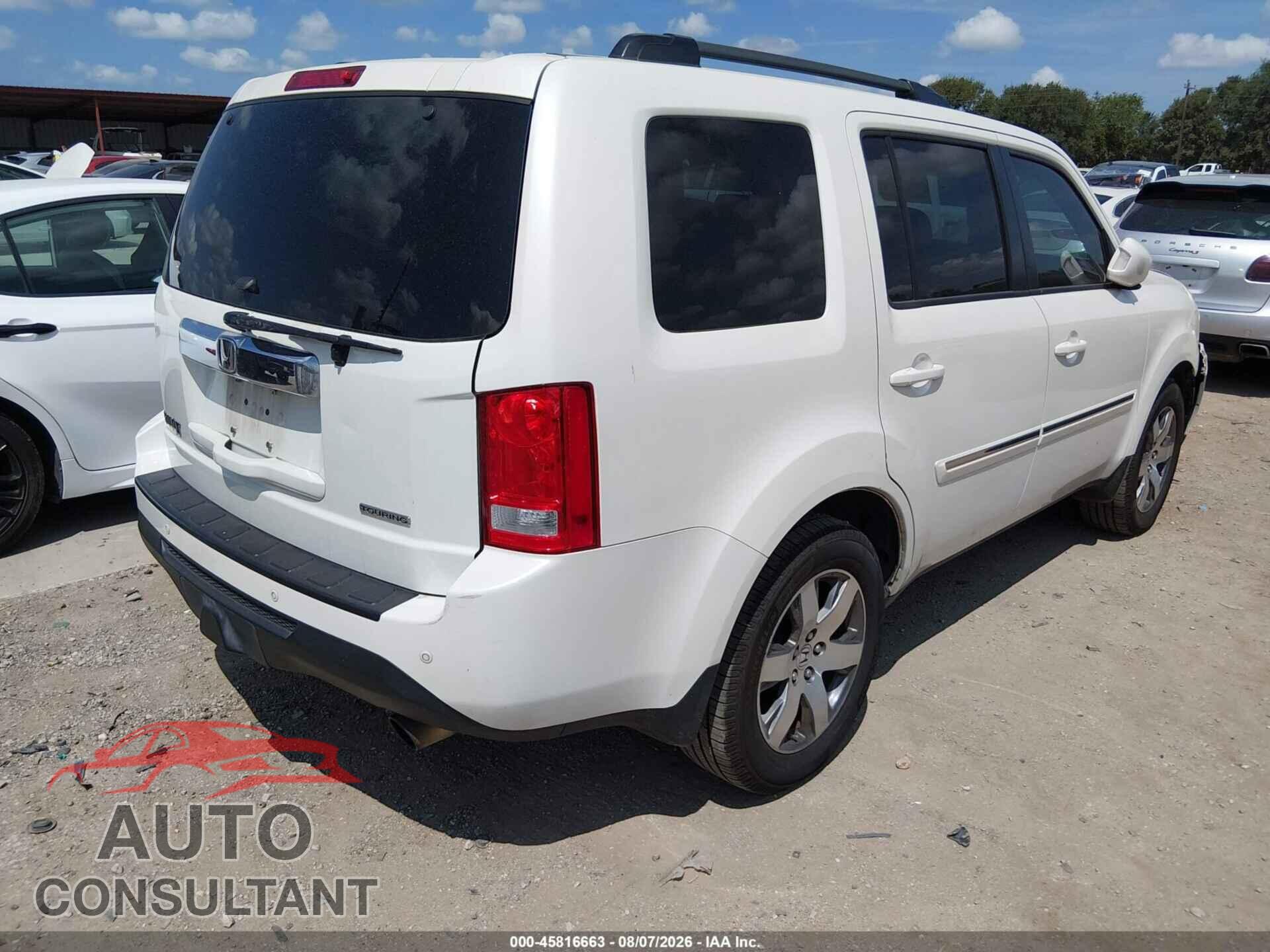 HONDA PILOT 2014 - 5FNYF3H97EB028246
