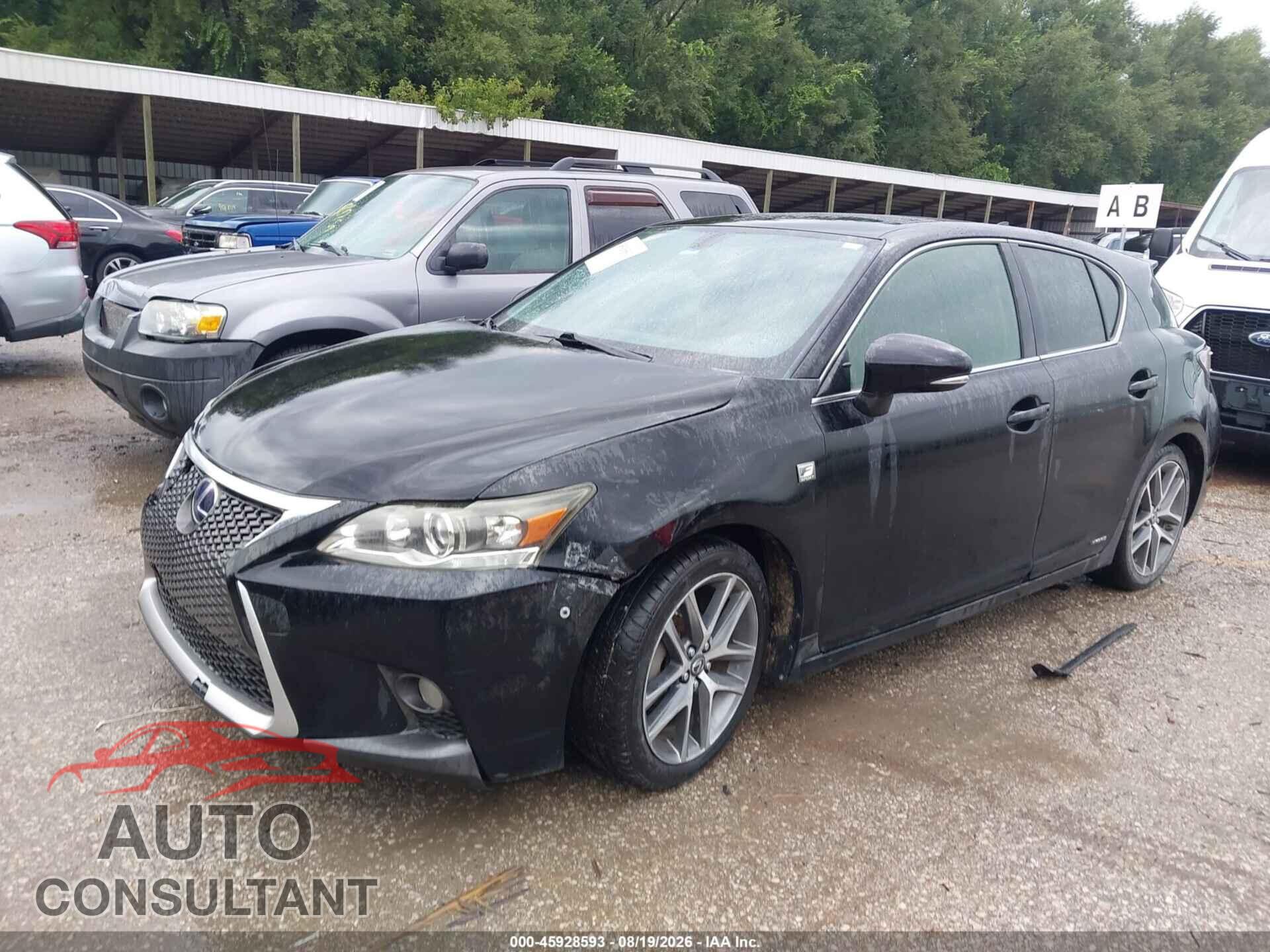 LEXUS CT 200H 2014 - JTHKD5BH4E2190991