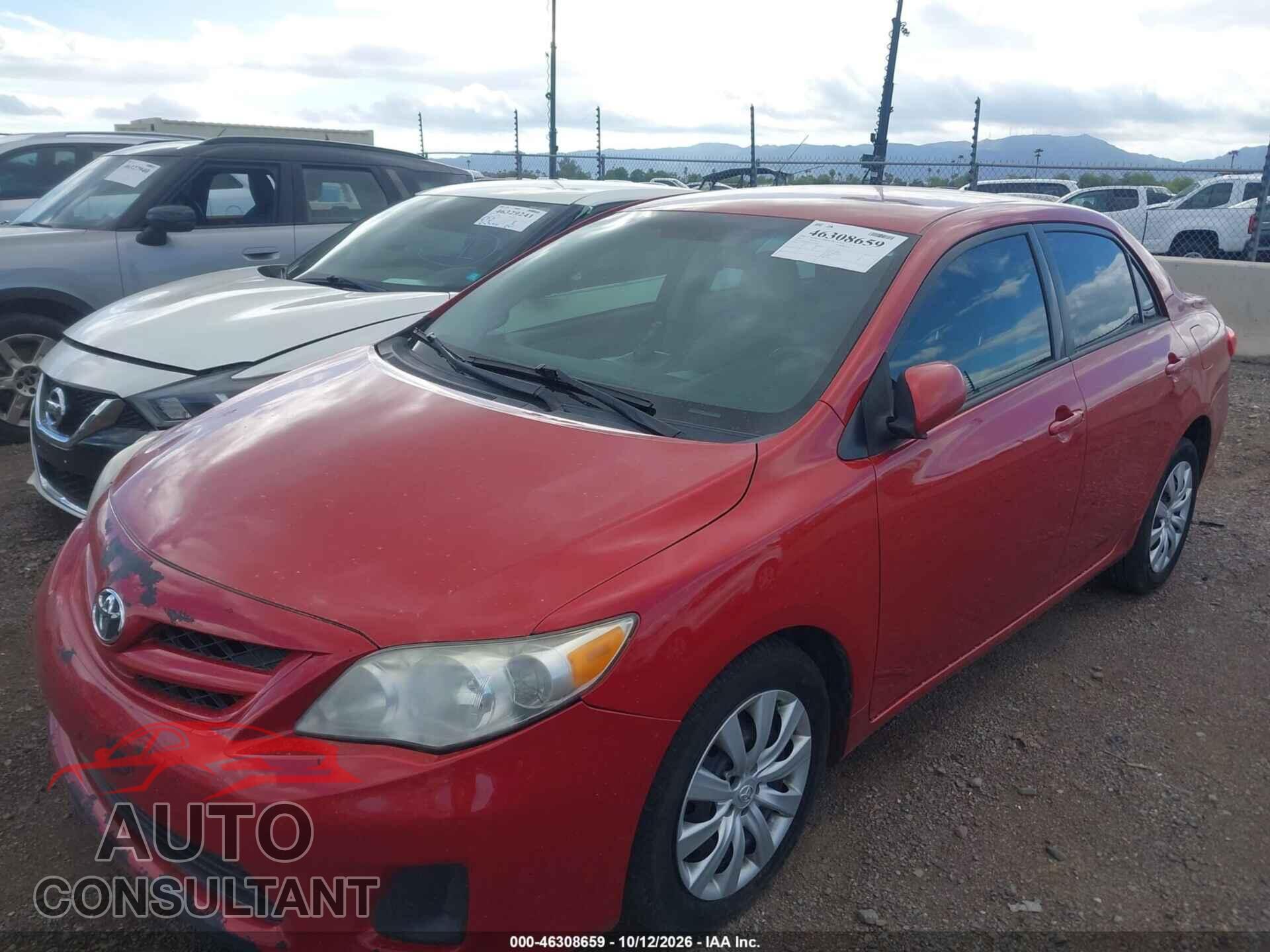 TOYOTA COROLLA 2012 - 2T1BU4EE8CC872672