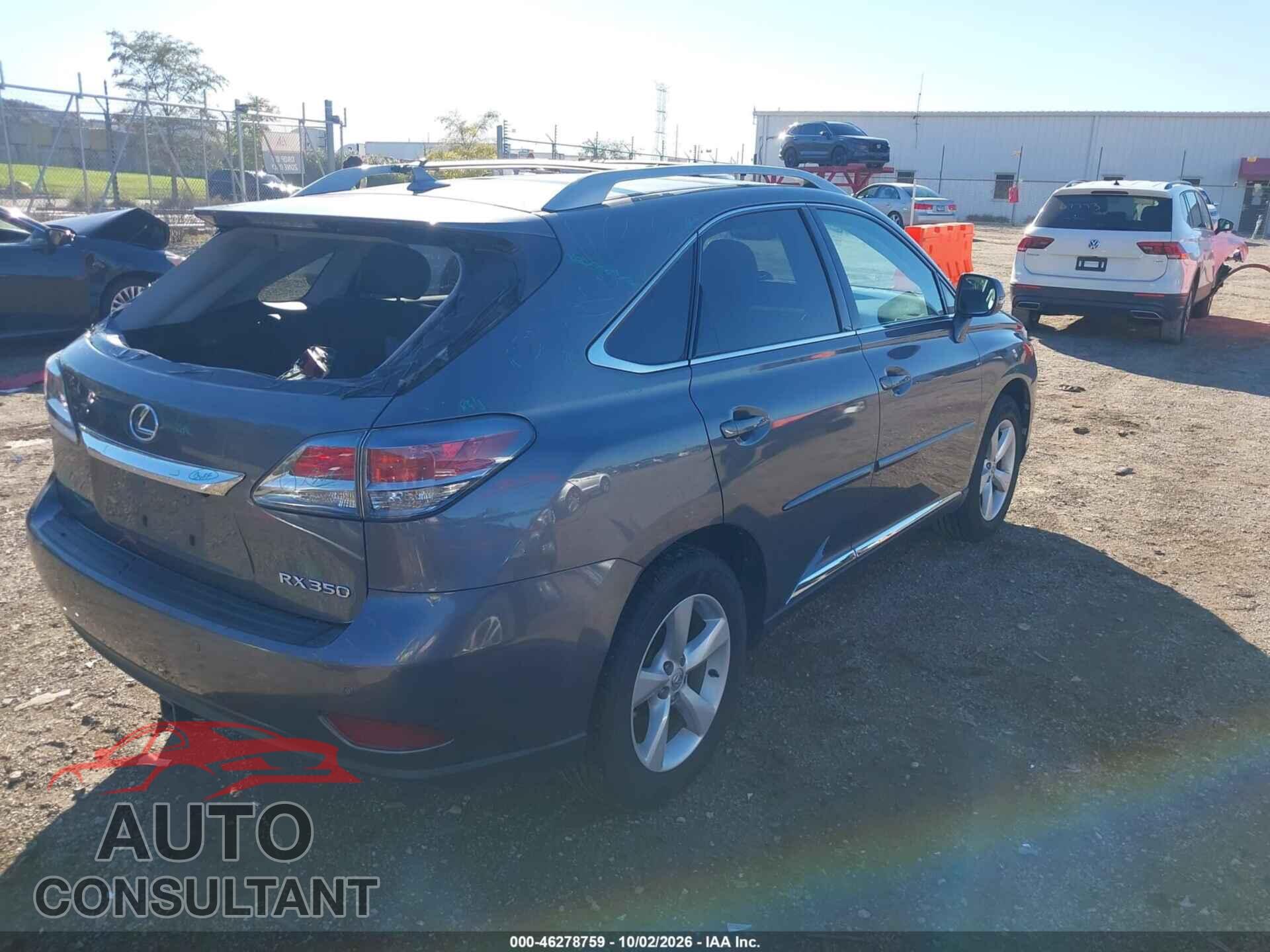 LEXUS RX 350 2013 - 2T2BK1BA7DC189803