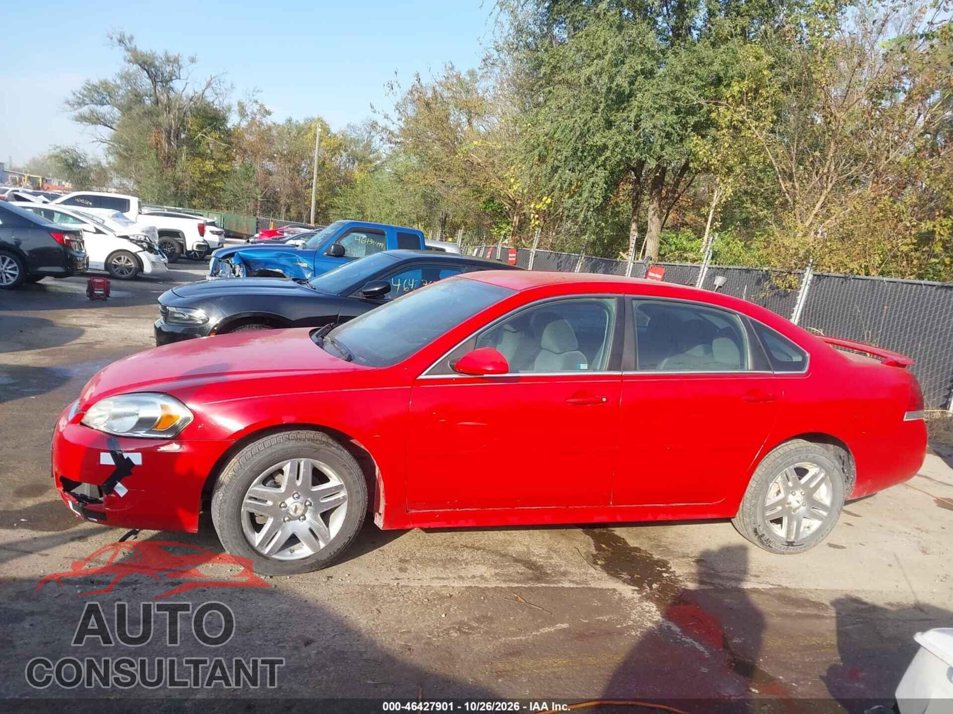 CHEVROLET IMPALA 2011 - 2G1WB5EK7B1278826