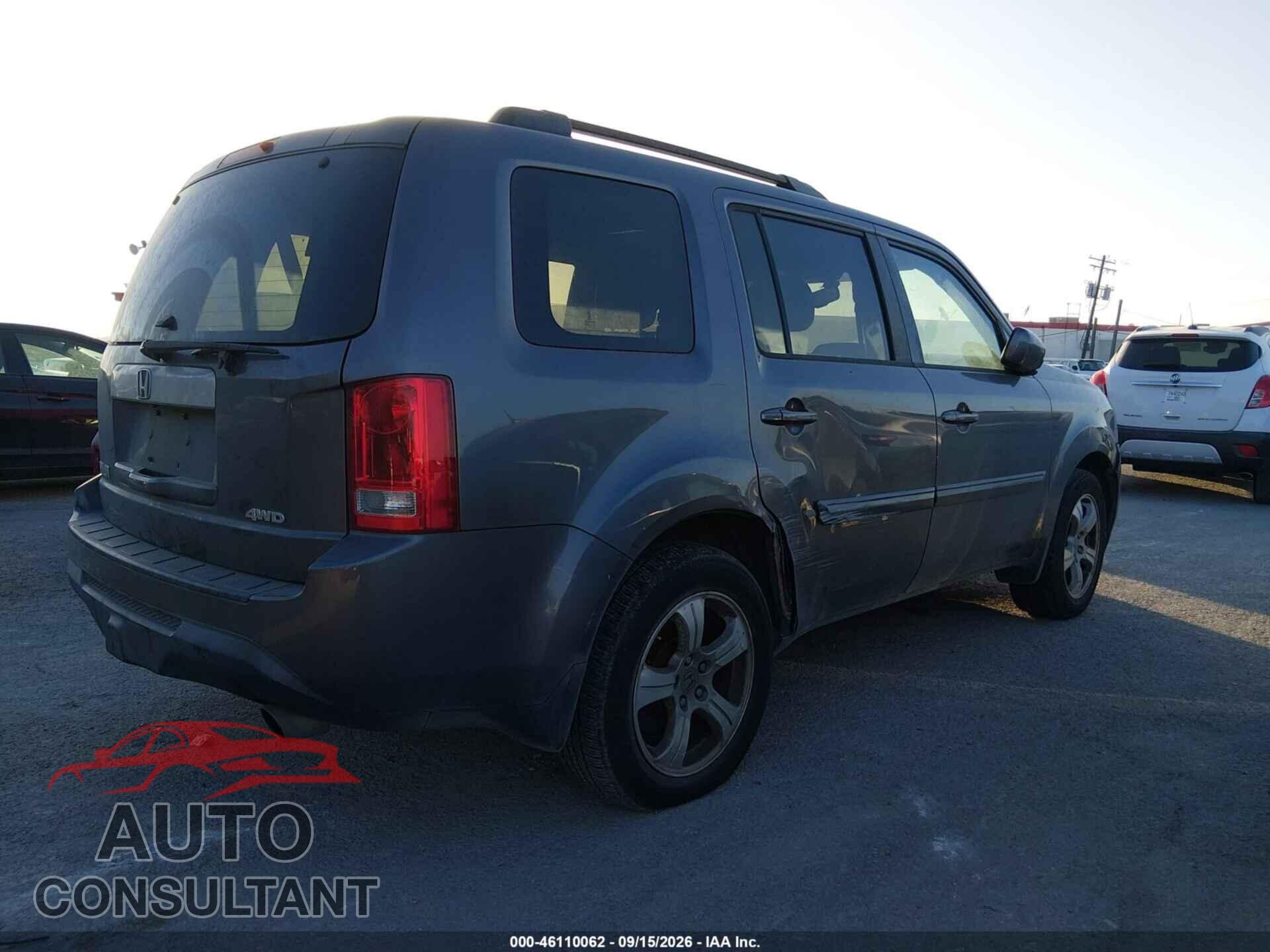 HONDA PILOT 2015 - 5FNYF4H54FB018391