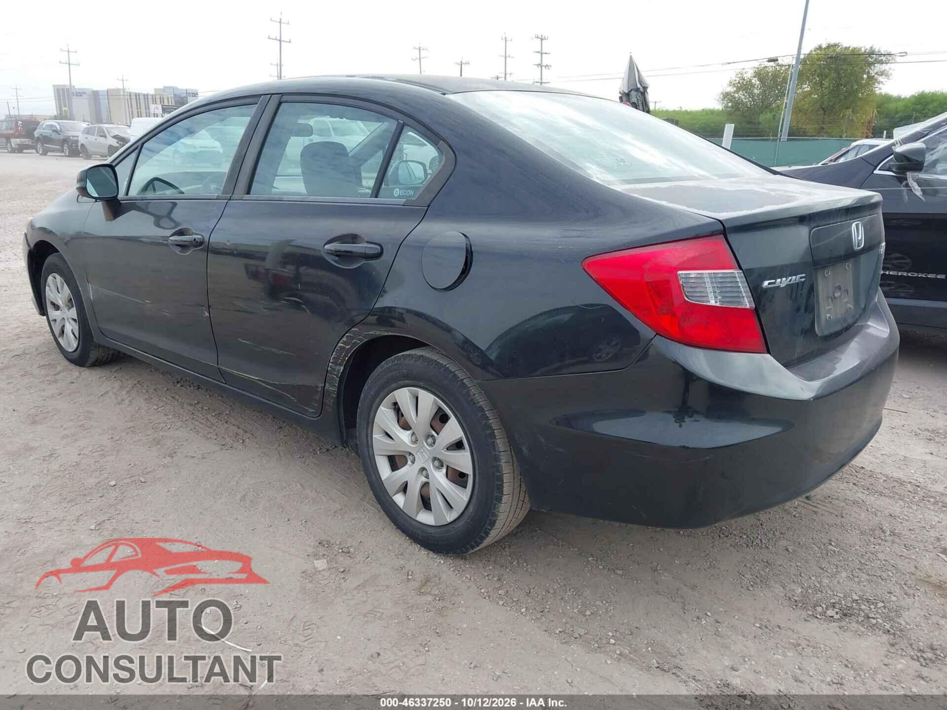 HONDA CIVIC 2012 - 2HGFB2F50CH590091