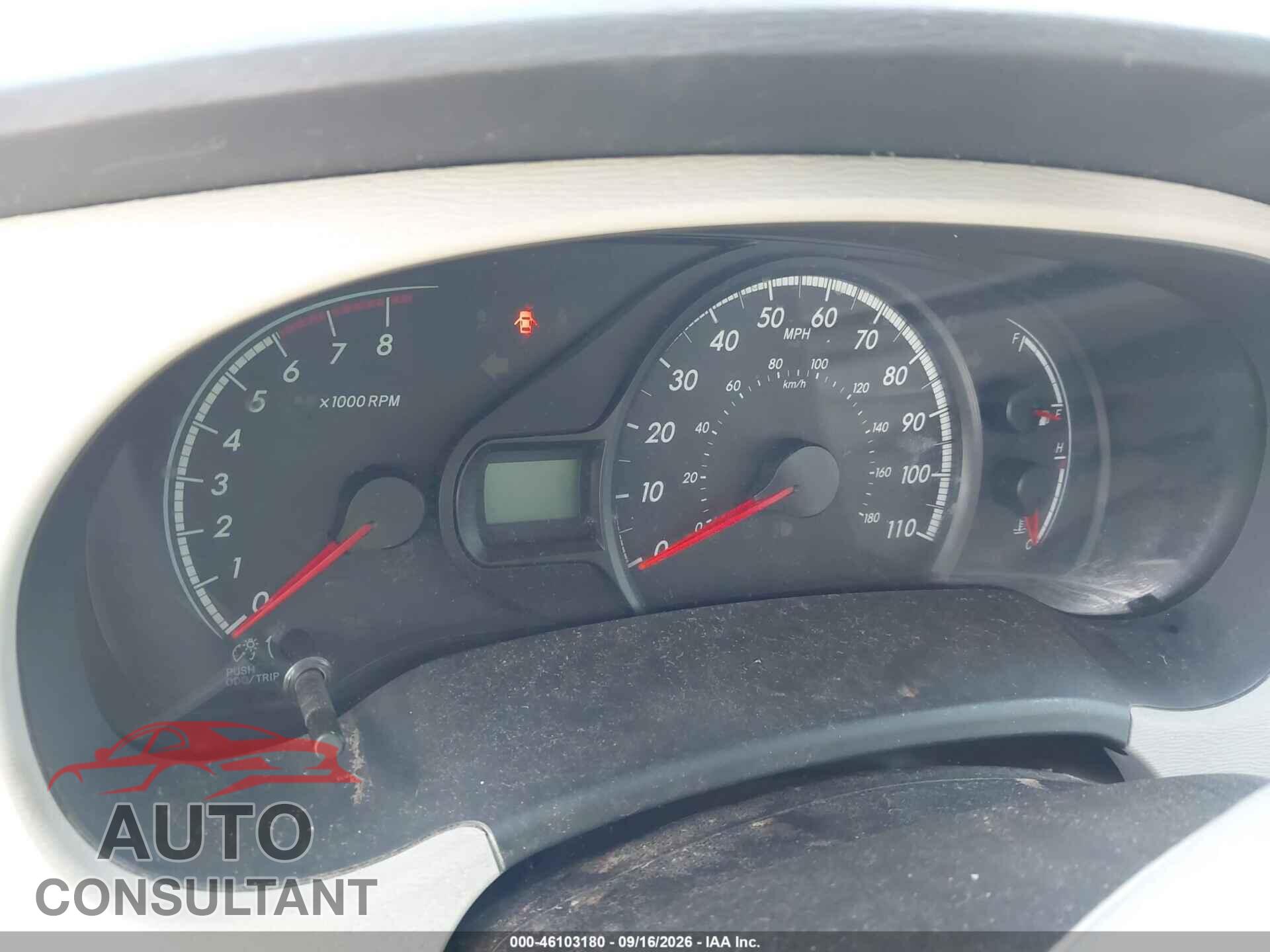 TOYOTA SIENNA 2012 - 5TDKA3DC6CS015437