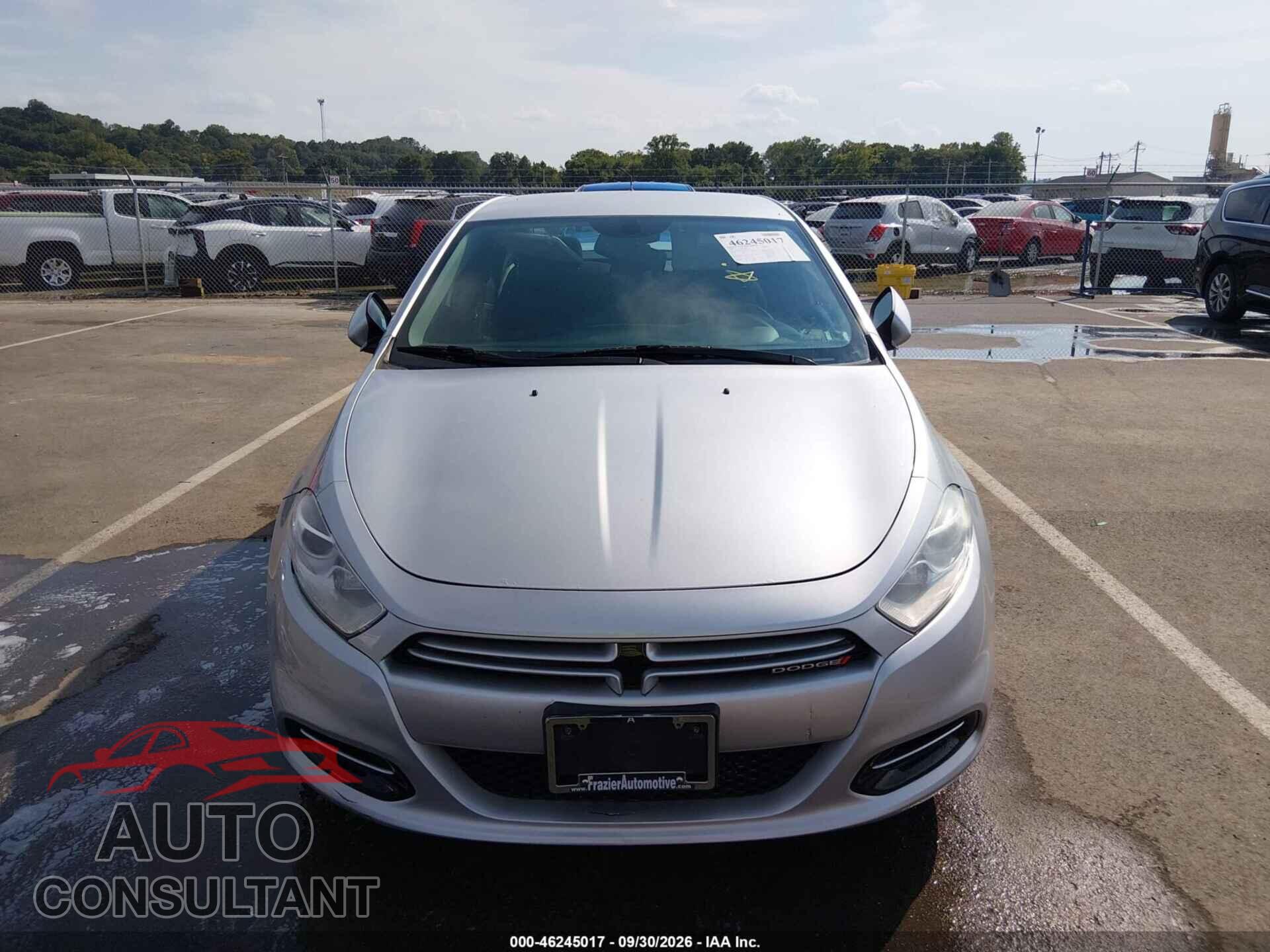 DODGE DART 2013 - 1C3CDFBAXDD152011