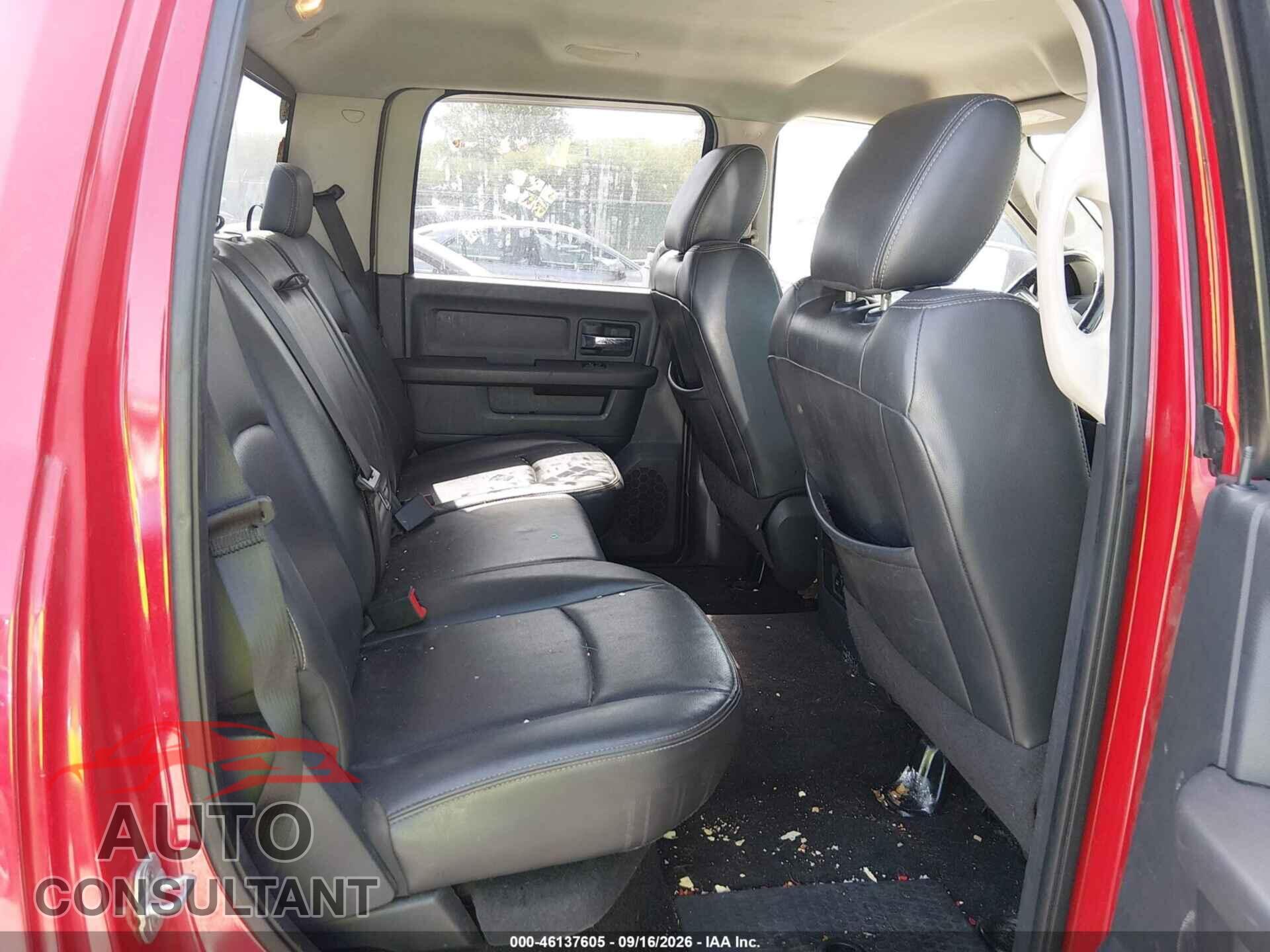 DODGE RAM 1500 2010 - 1D7RV1CT9AS236923