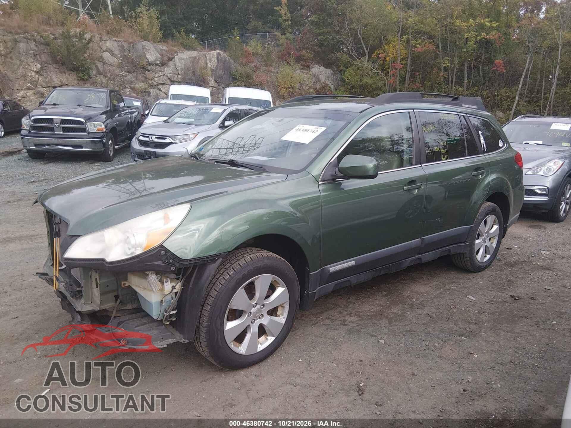 SUBARU OUTBACK 2011 - 4S4BRBKC2B3389626