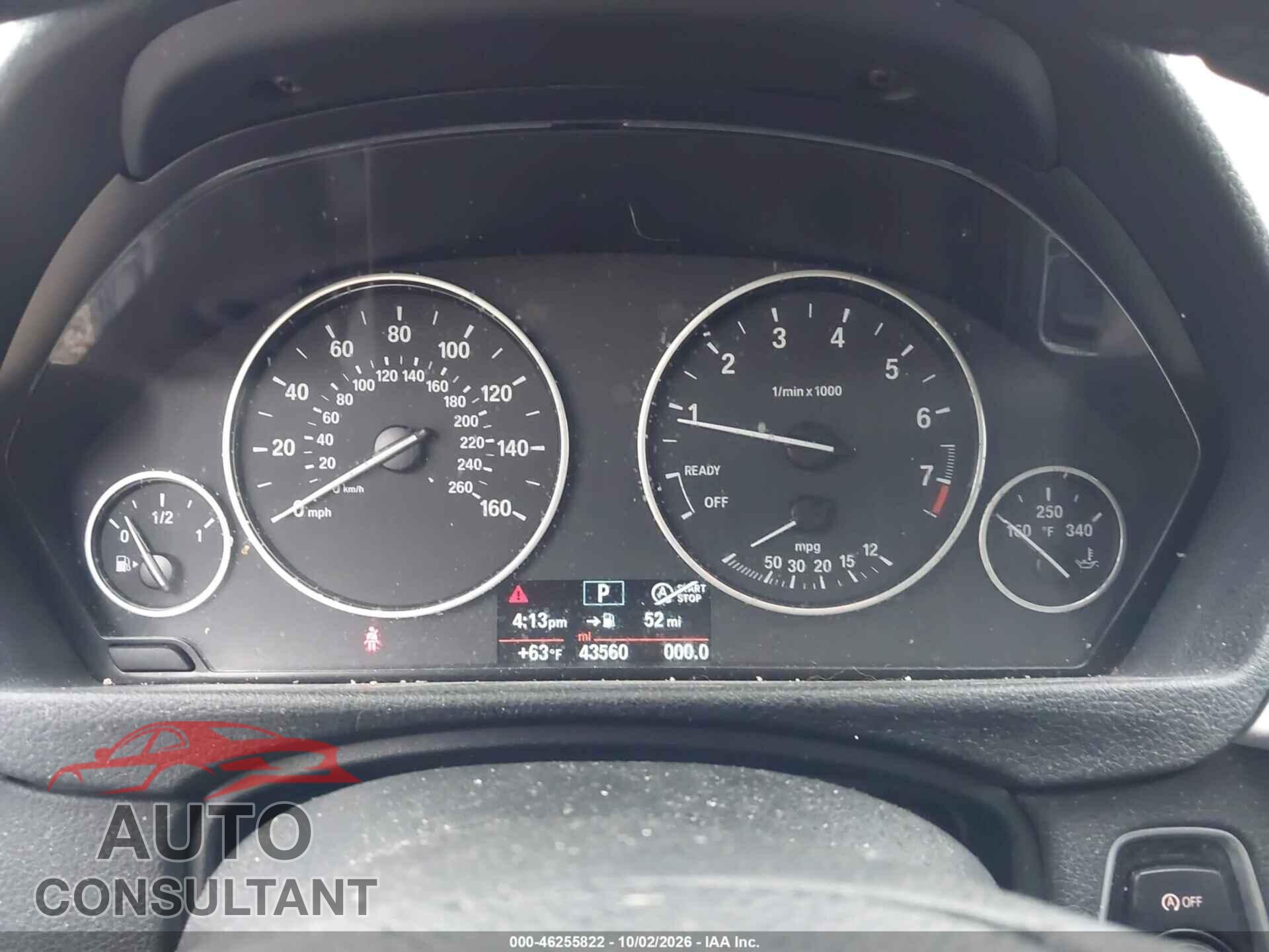 BMW 320I 2014 - WBA3C3C51EP661853