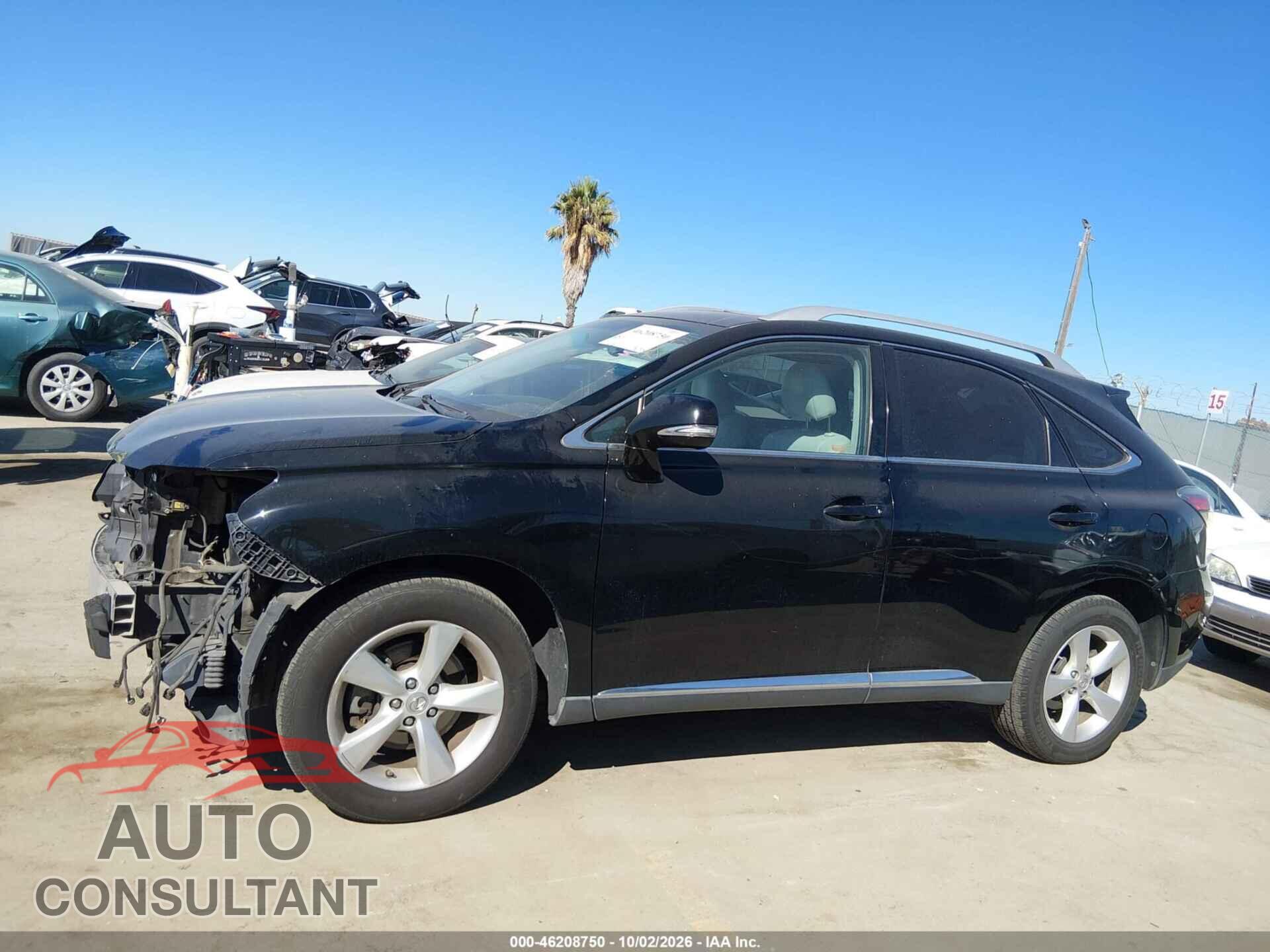 LEXUS RX 350 2011 - 2T2BK1BA2BC098824