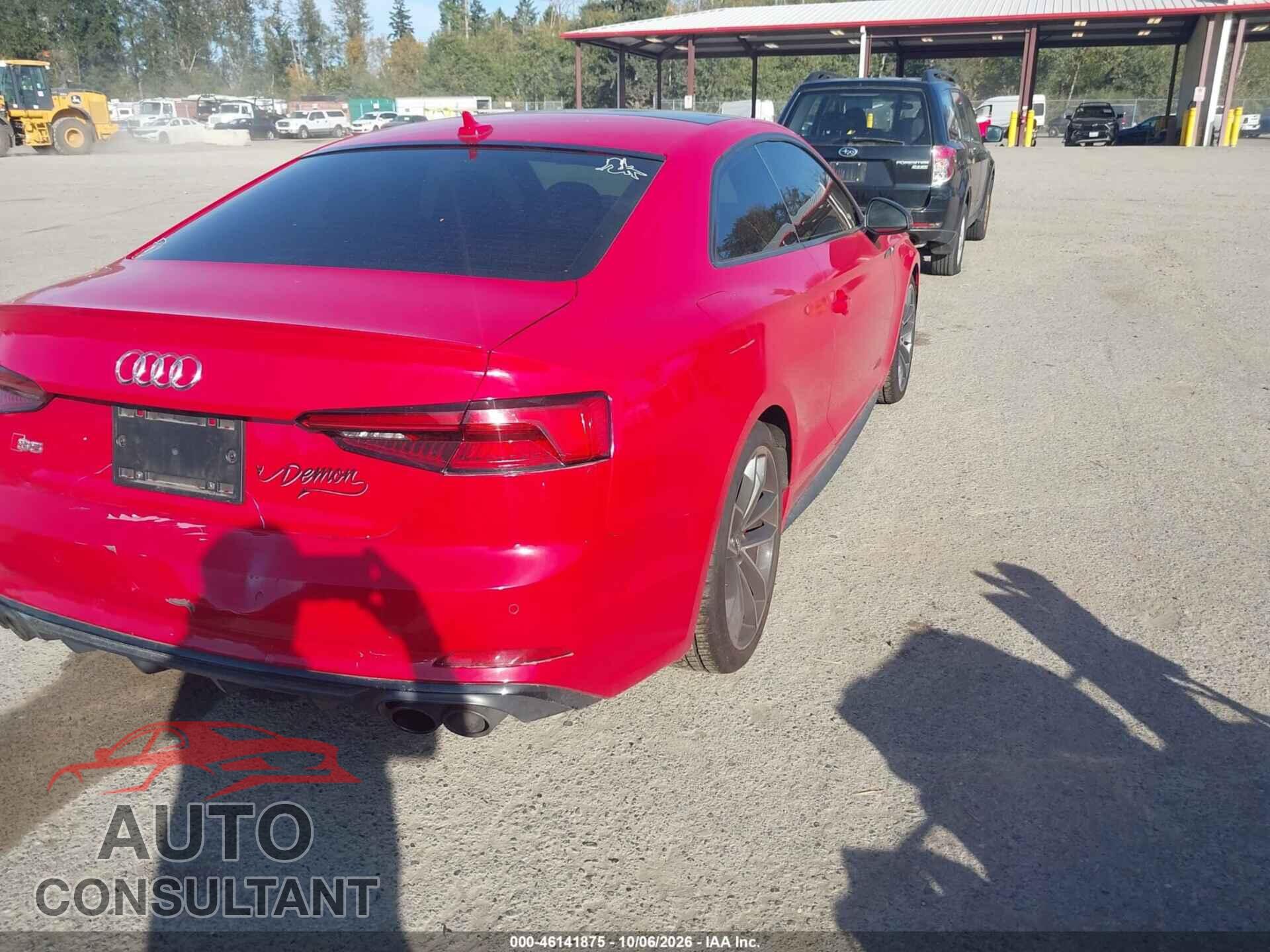 AUDI S5 2018 - WAUP4AF50JA001735