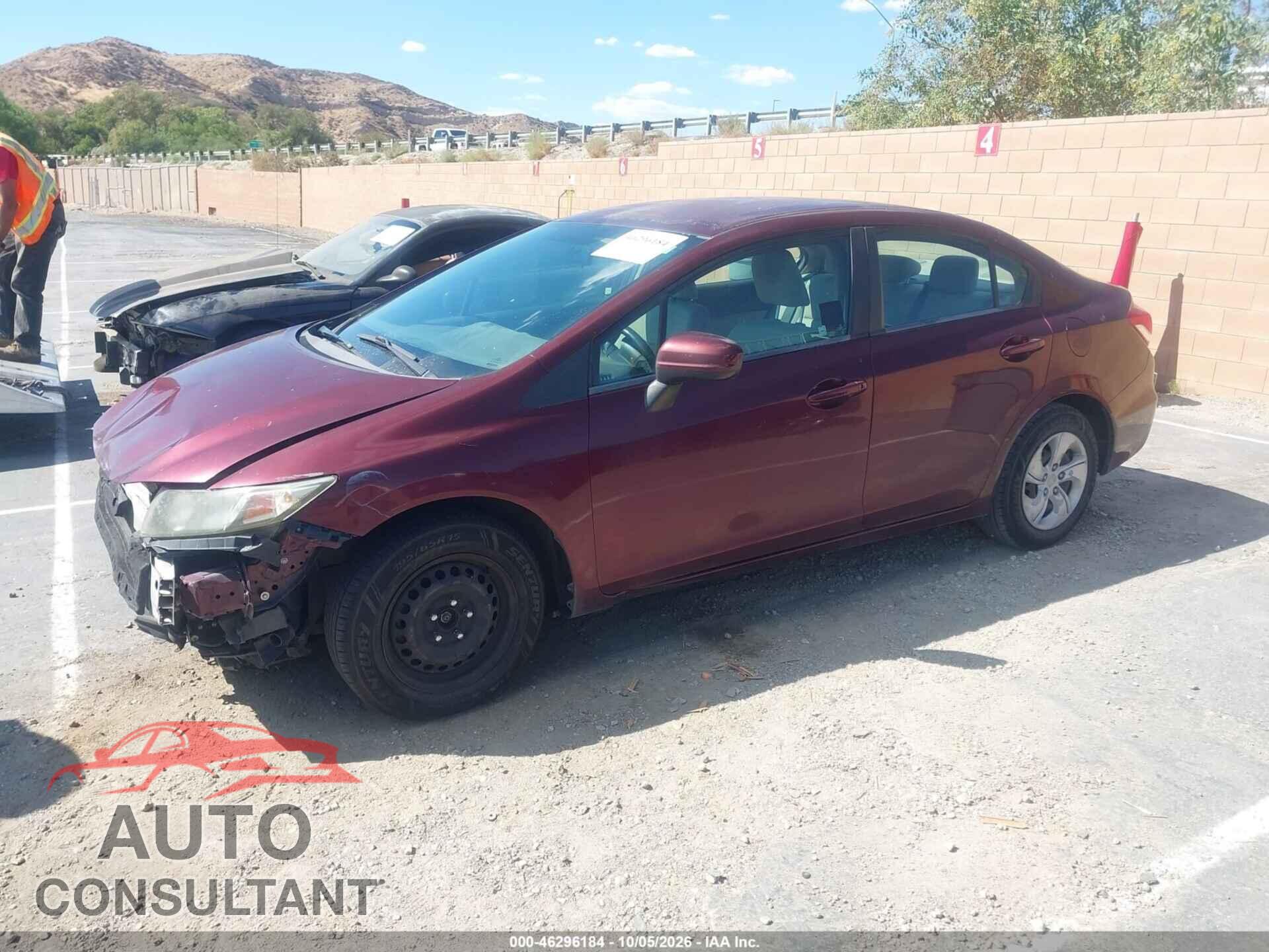 HONDA CIVIC 2014 - 19XFB2F59EE212431