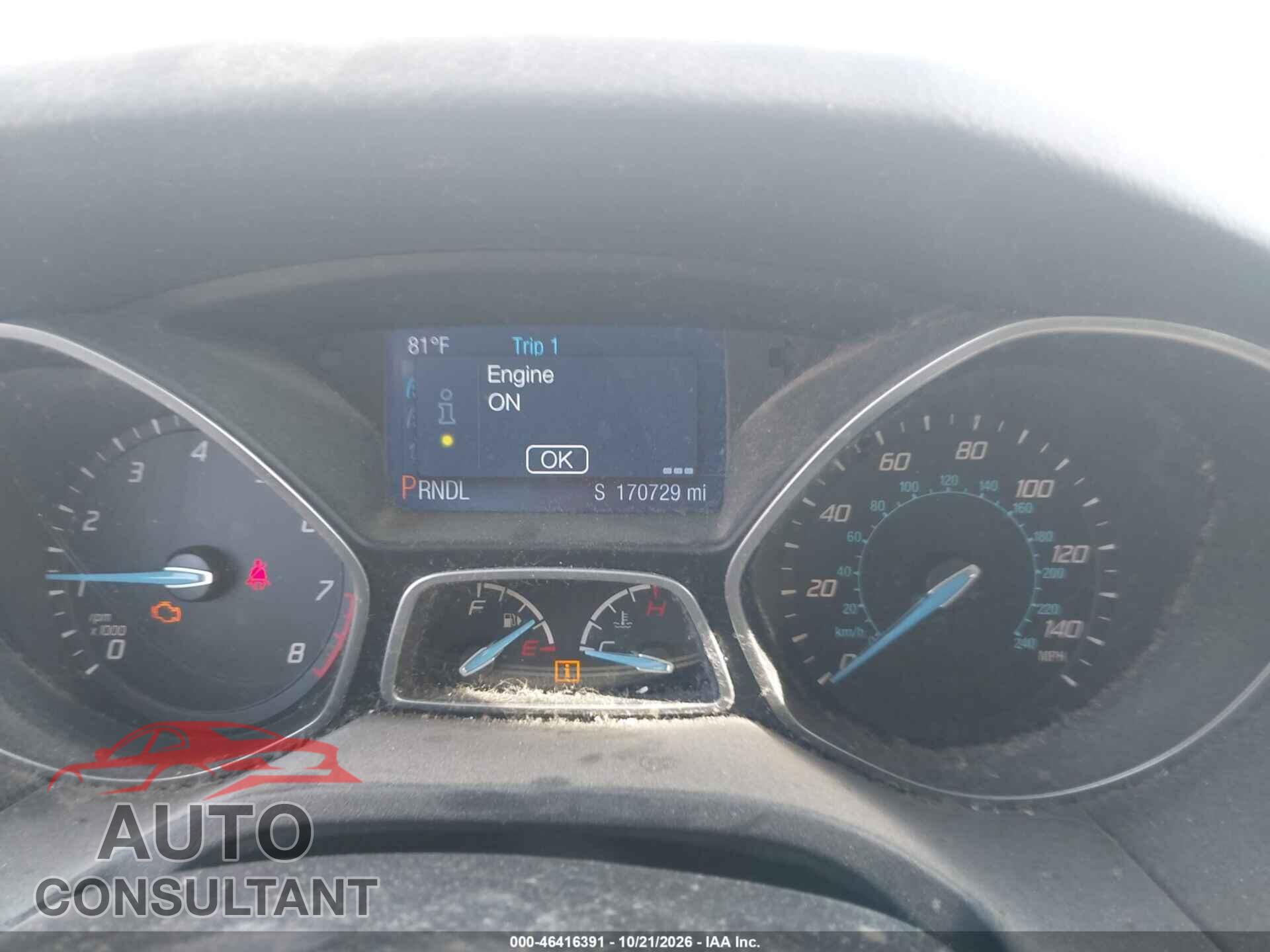 FORD FOCUS 2014 - 1FADP3K22EL161667