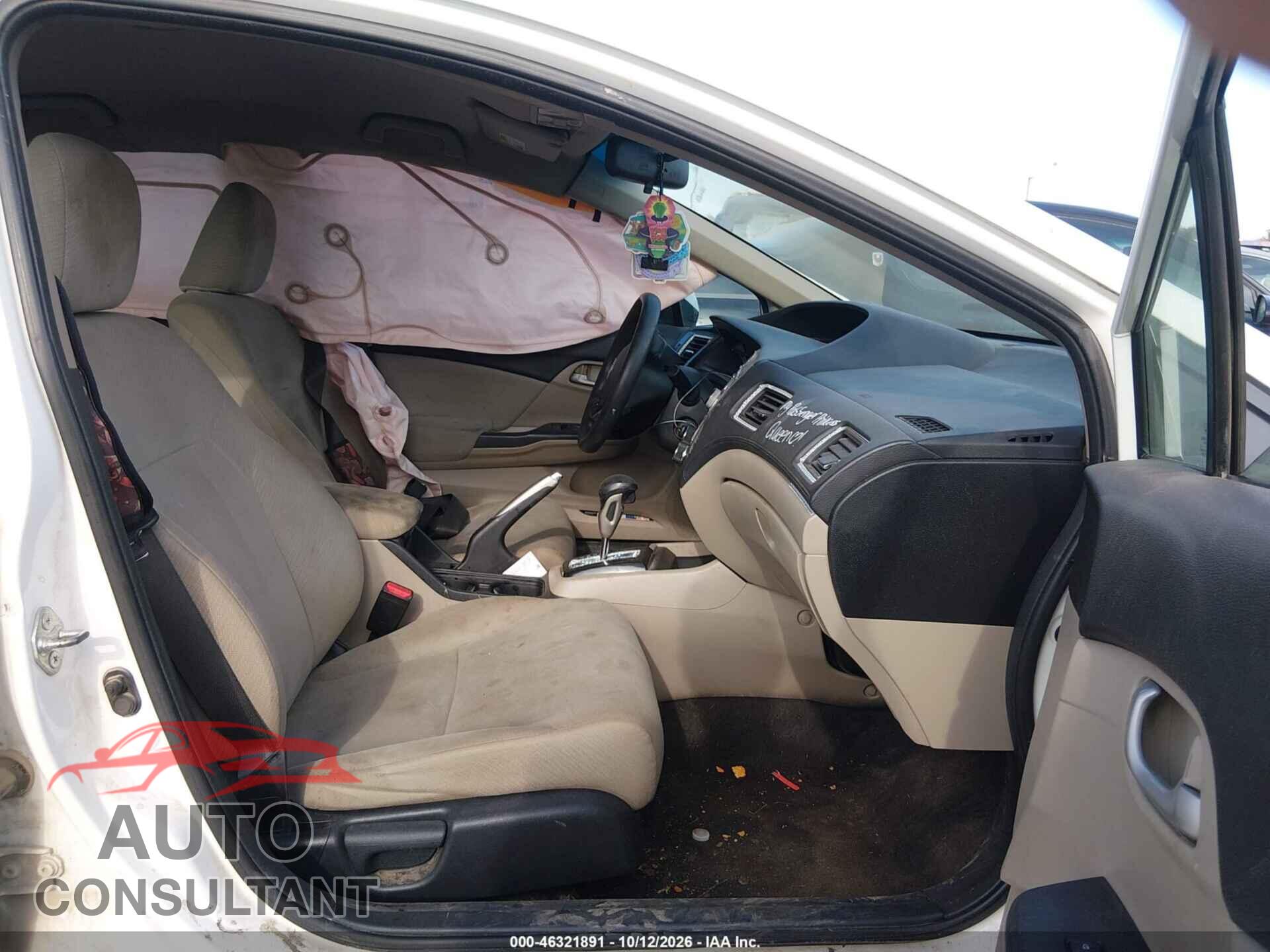 HONDA CIVIC 2013 - 19XFB2F57DE044769