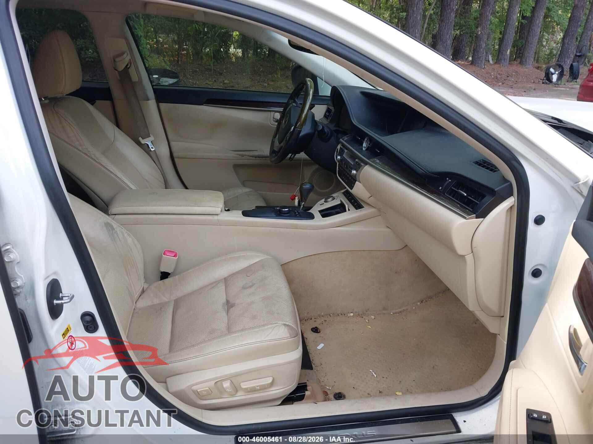 LEXUS ES 350 2013 - JTHBK1GG9D2016444