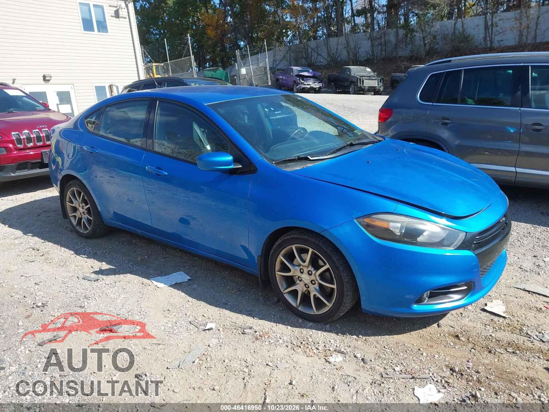 DODGE DART 2015 - 1C3CDFBB5FD253906