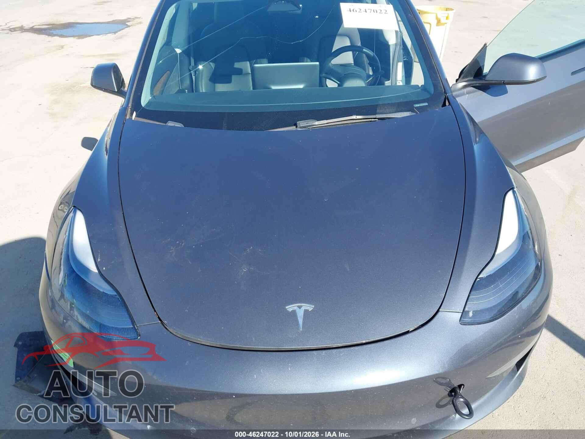 TESLA MODEL 3 2022 - 5YJ3E1EA3NF373841