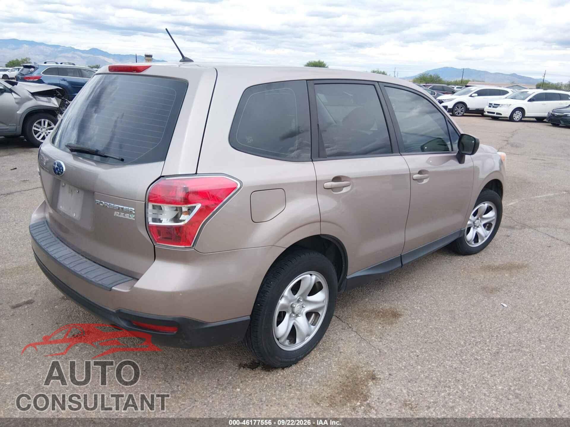 SUBARU FORESTER 2014 - JF2SJAAC7EH487616