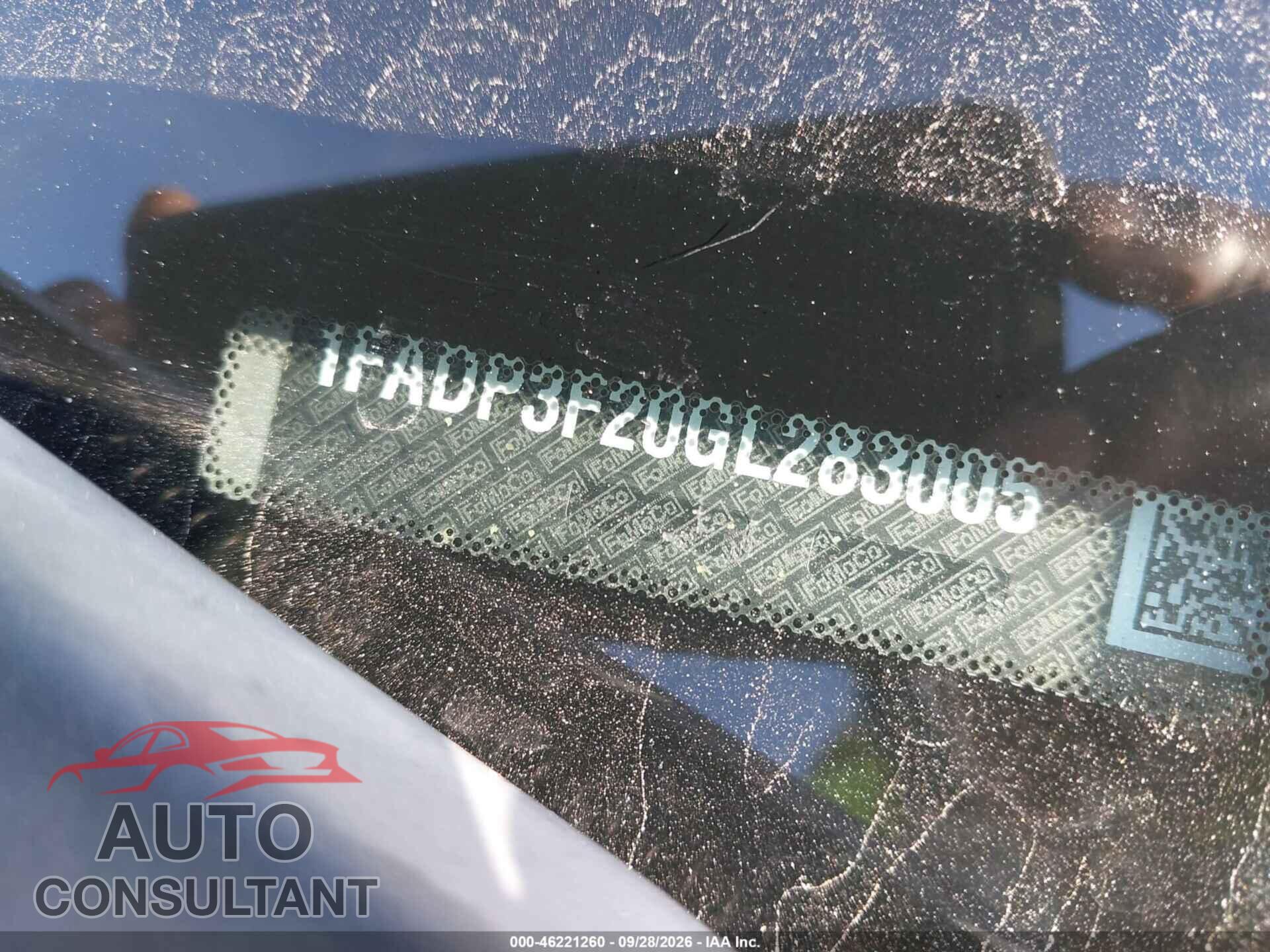 FORD FOCUS 2016 - 1FADP3F20GL283005