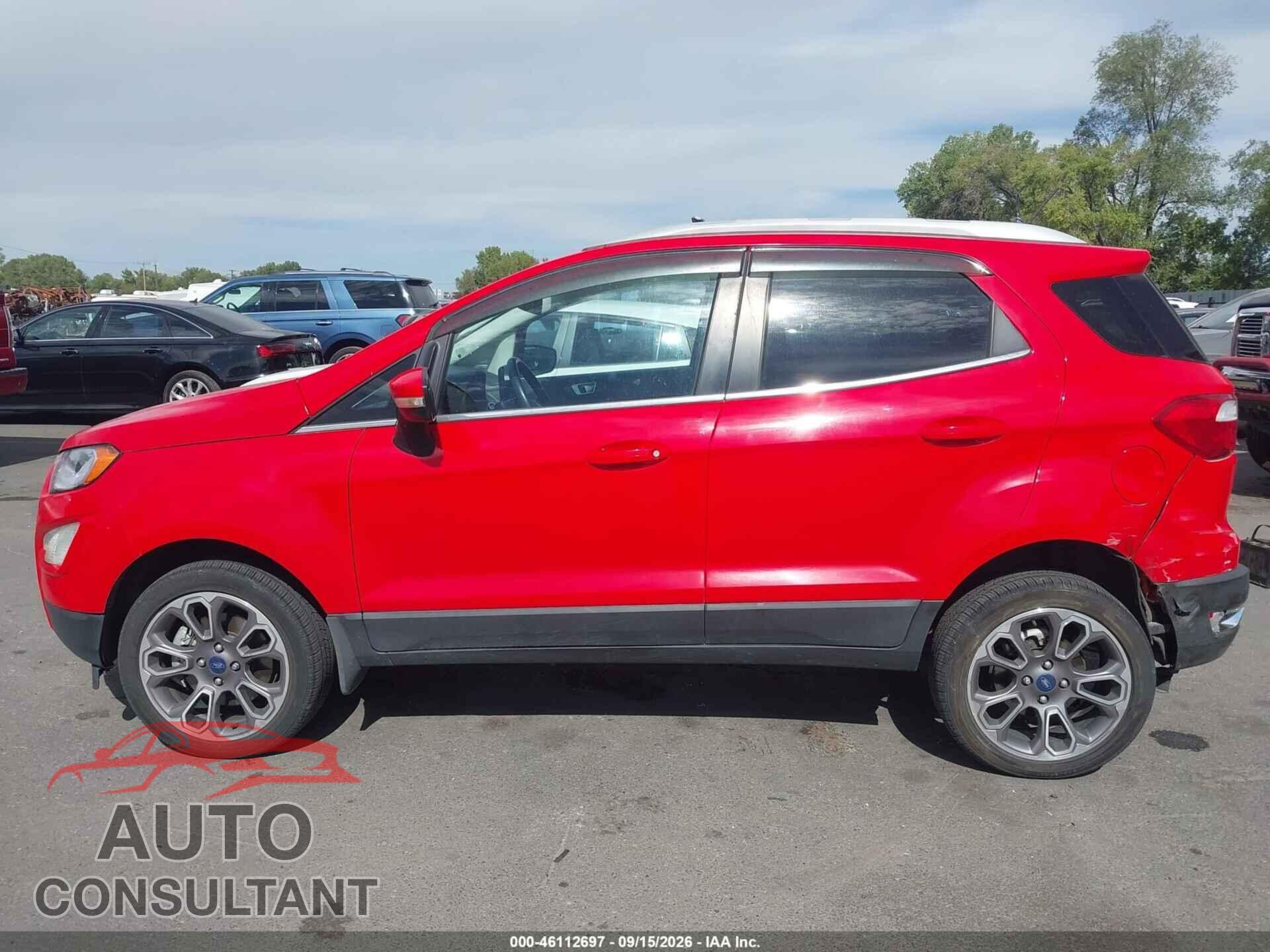 FORD ECOSPORT 2020 - MAJ6S3KL3LC363642