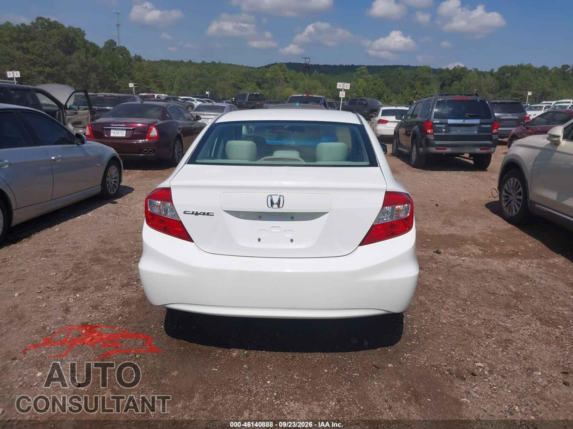 HONDA CIVIC 2012 - 19XFB2F58CE042964