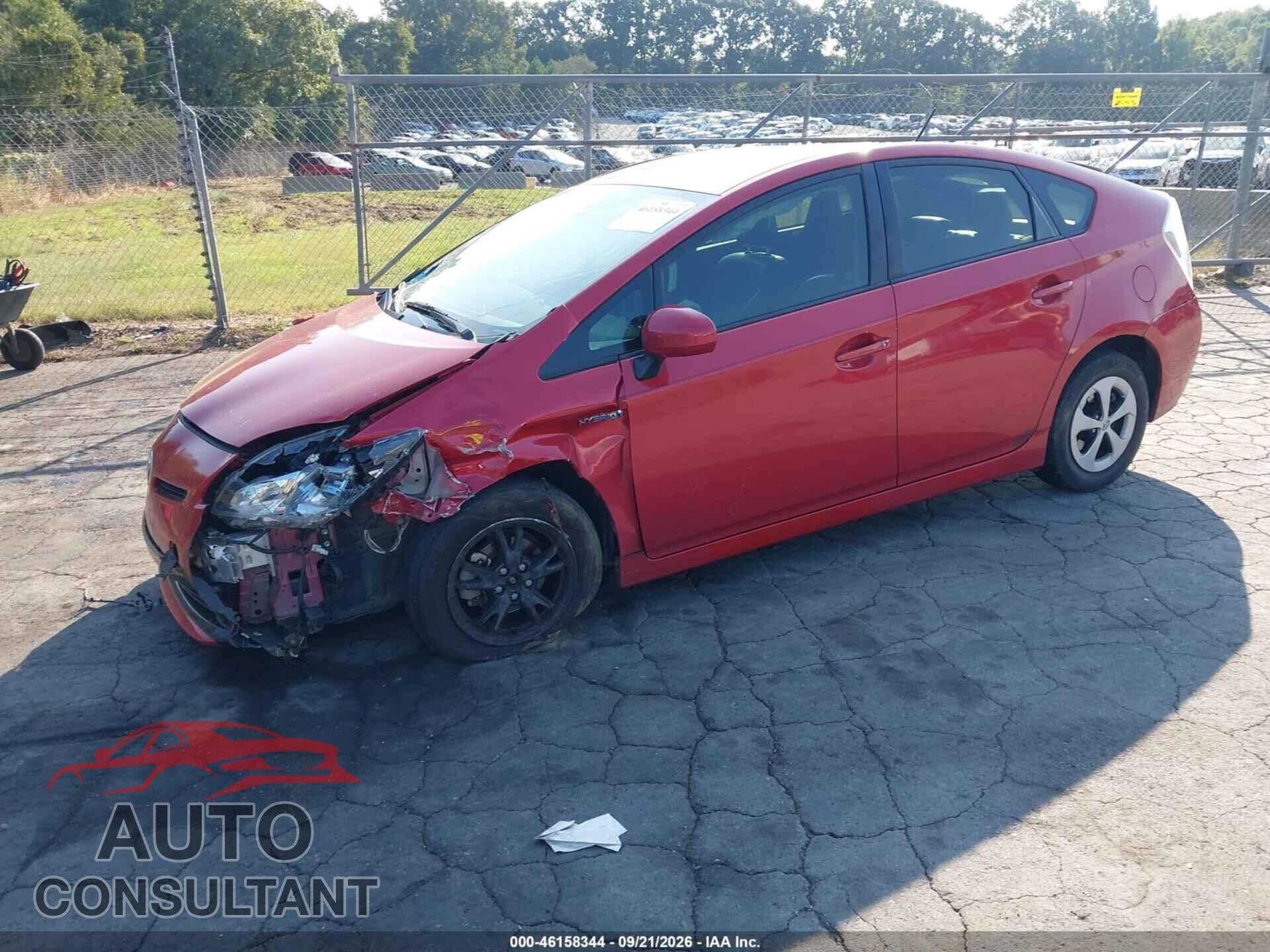 TOYOTA PRIUS 2013 - JTDKN3DU2D5648375