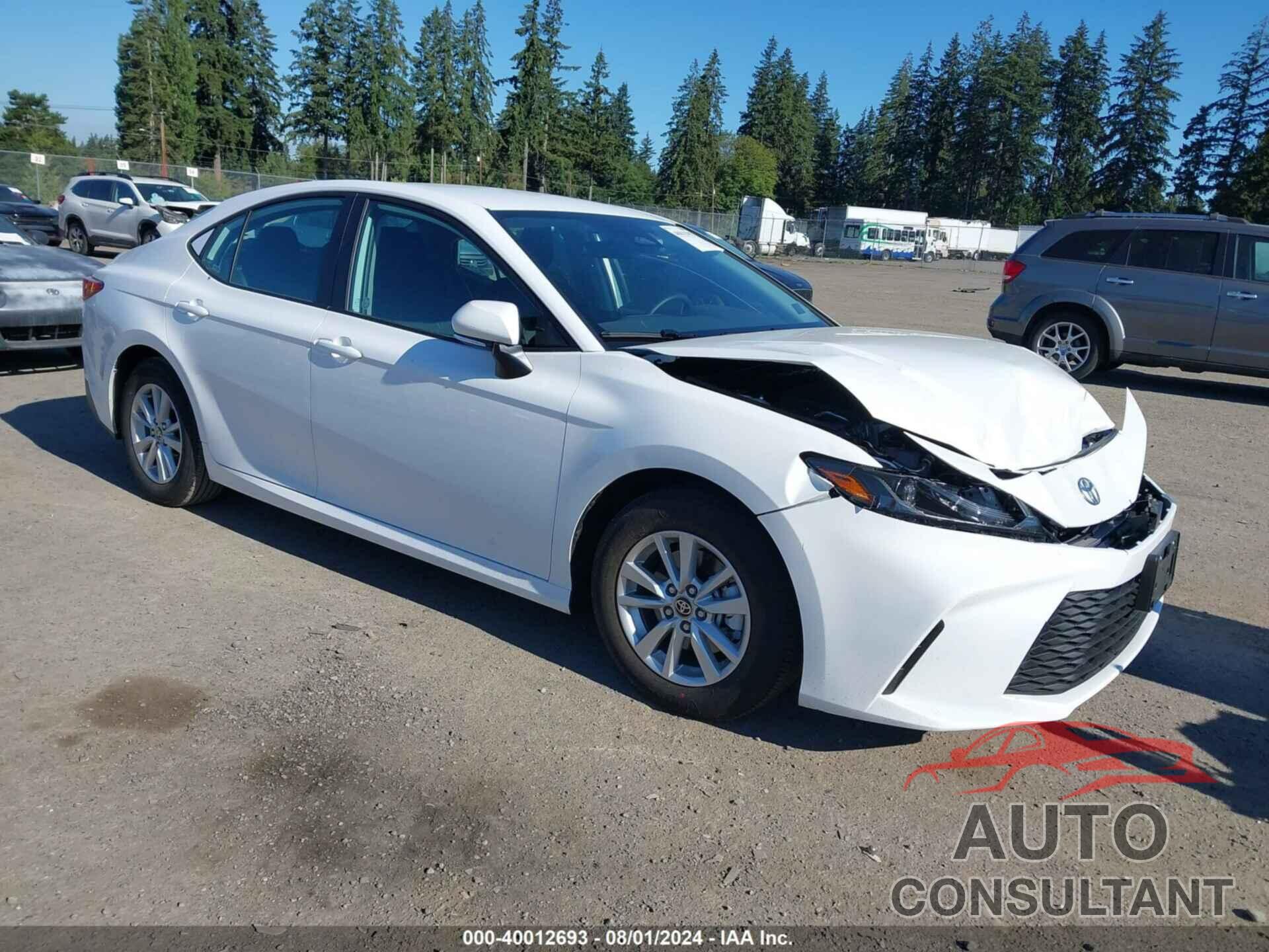 TOYOTA CAMRY 2025 - 4T1DAACK0SU504427
