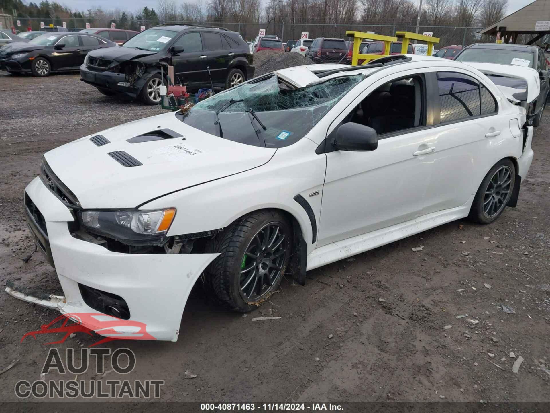 MITSUBISHI LANCER EVOLUTION 2014 - JA32W8FV5EU012572