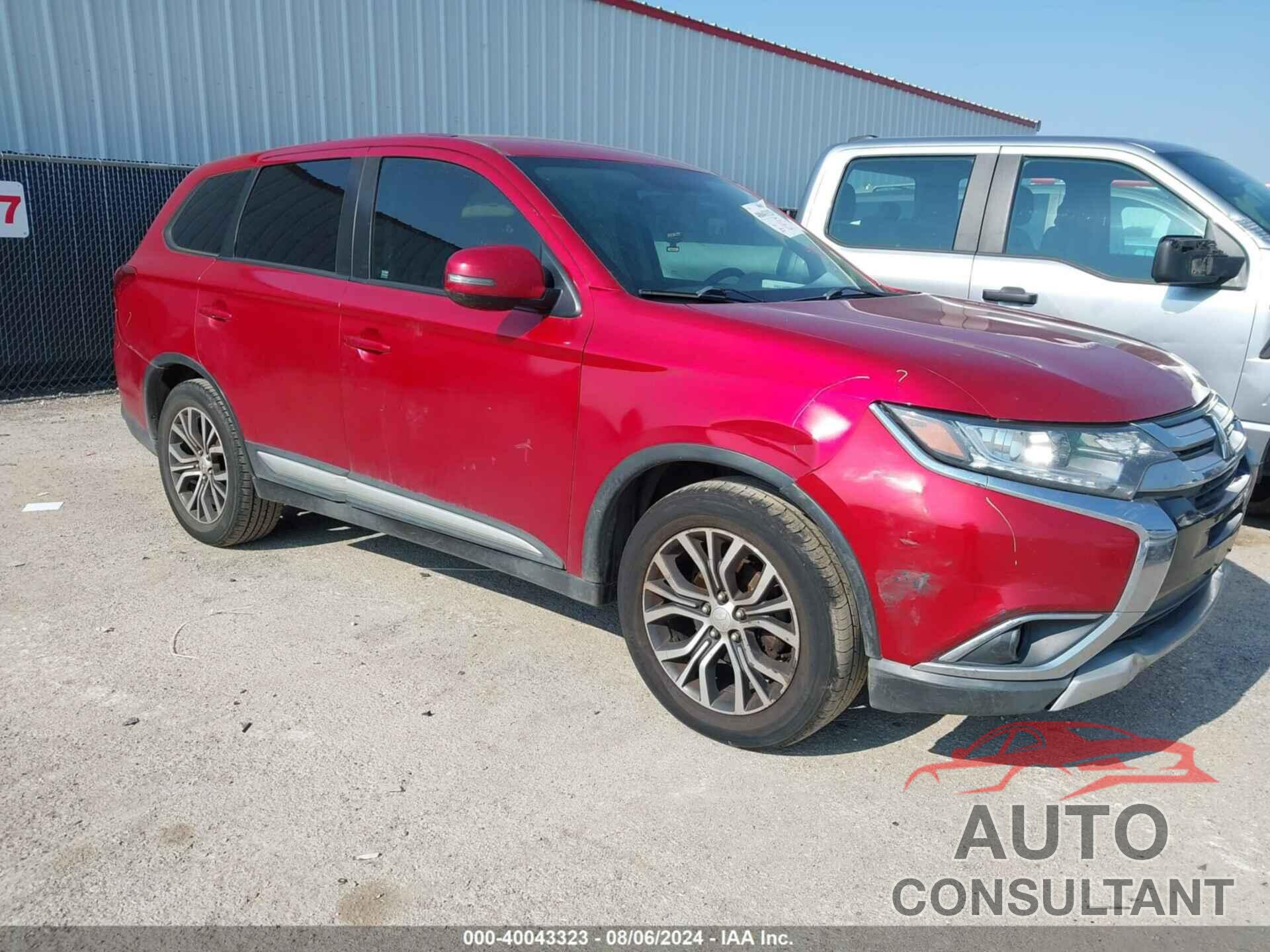 MITSUBISHI OUTLANDER 2018 - JA4AD3A32JZ016162