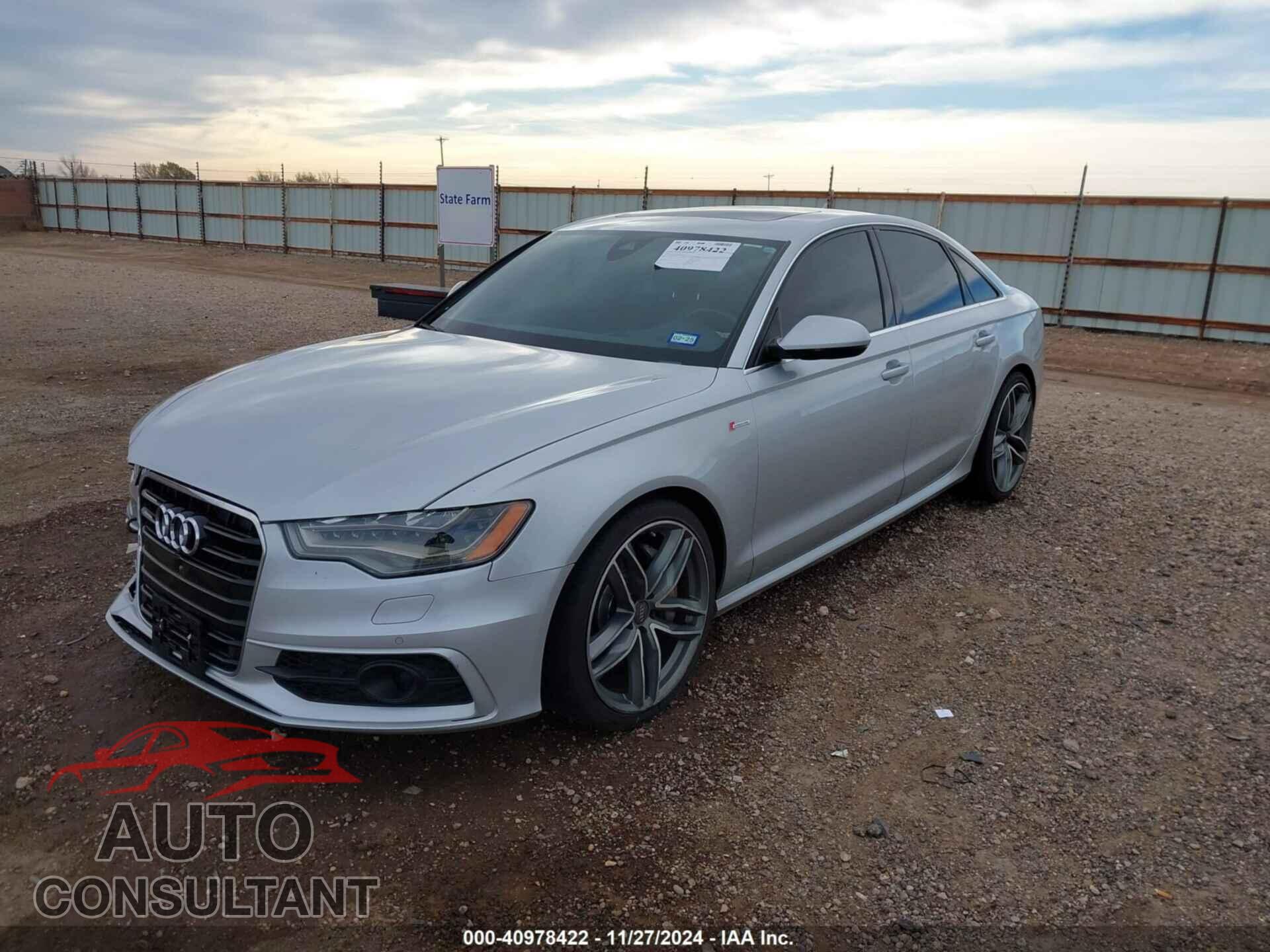 AUDI A6 2013 - WAUJGAFC8DN015066