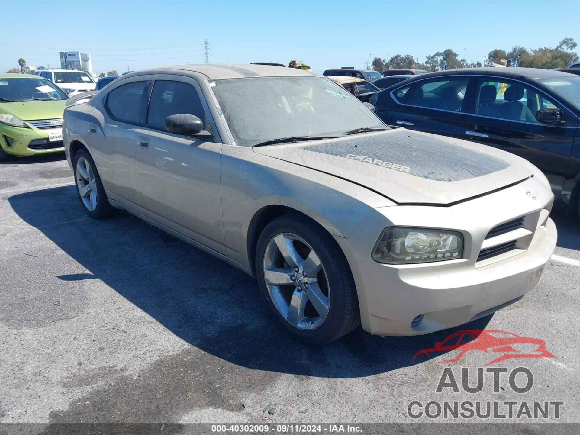 DODGE CHARGER 2009 - 2B3KA43D39H593486