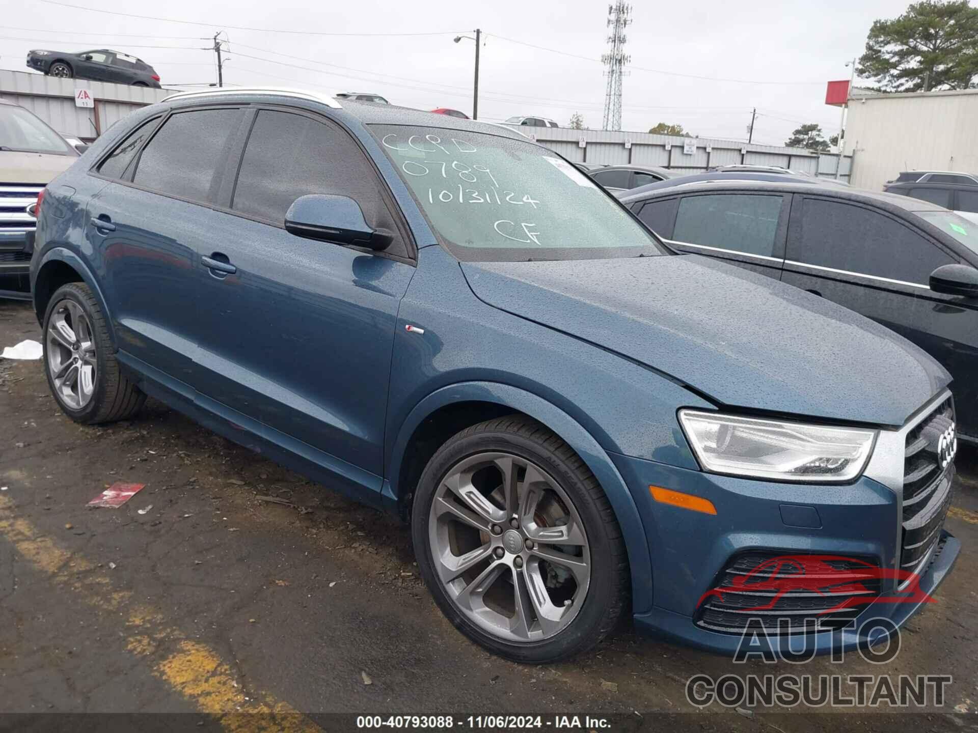 AUDI Q3 2018 - WA1BCCFS0JR000789