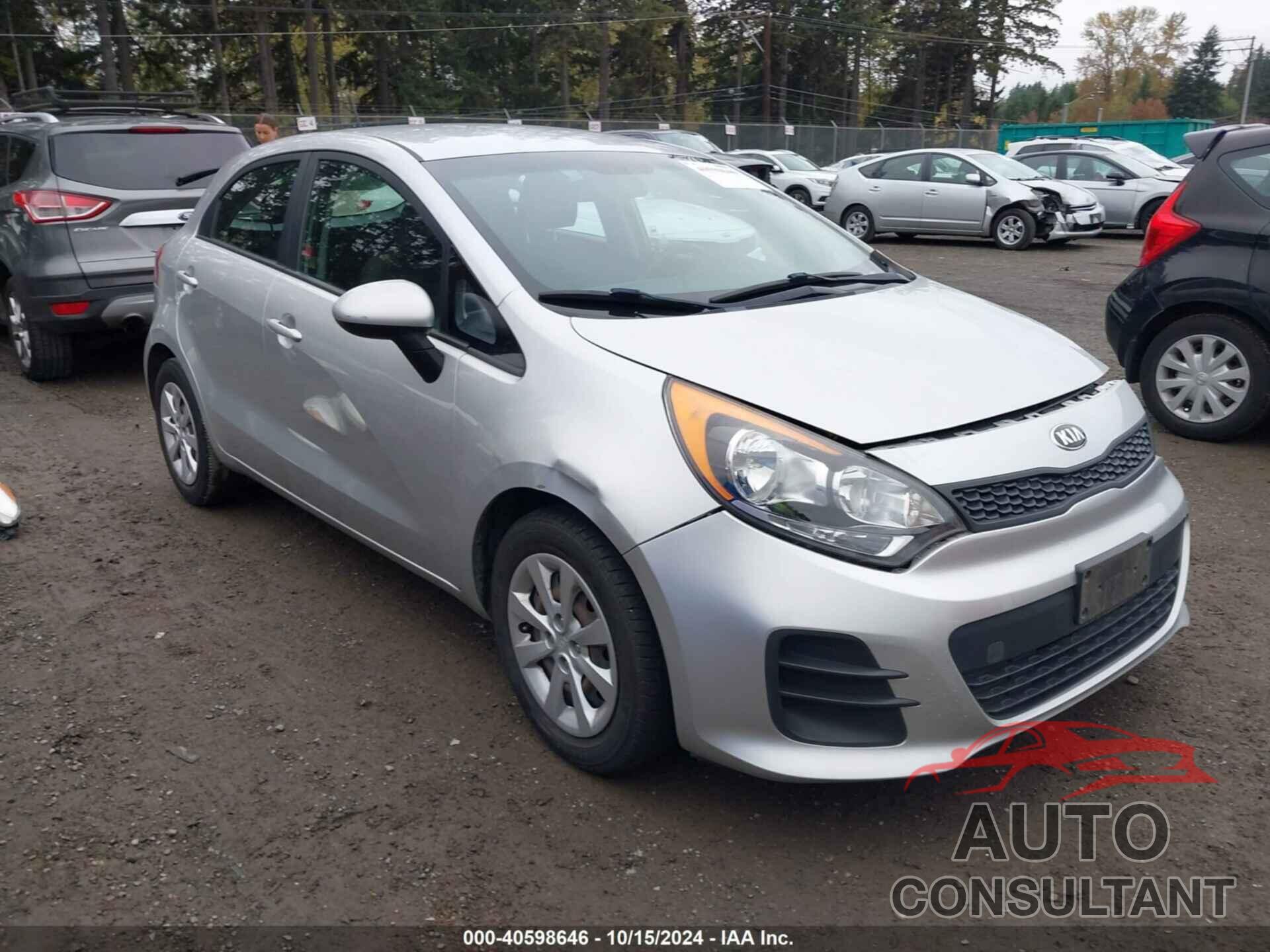 KIA RIO 2016 - KNADM5A39G6686751