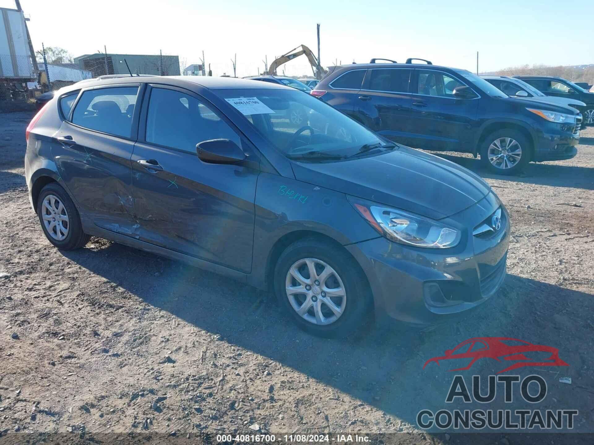 HYUNDAI ACCENT 2012 - KMHCT5AE5CU013265