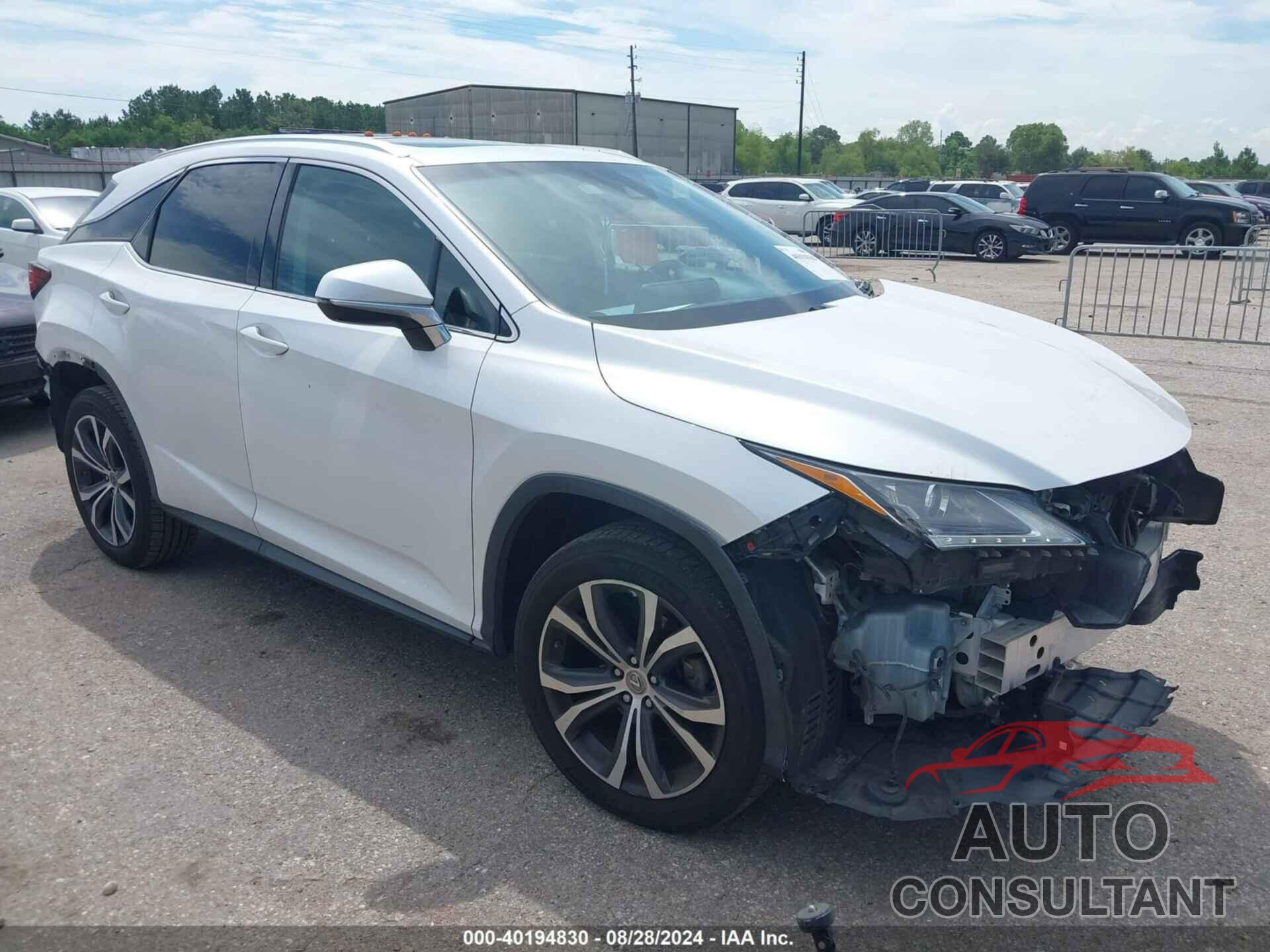 LEXUS RX 350 2016 - 2T2ZZMCAXGC004657