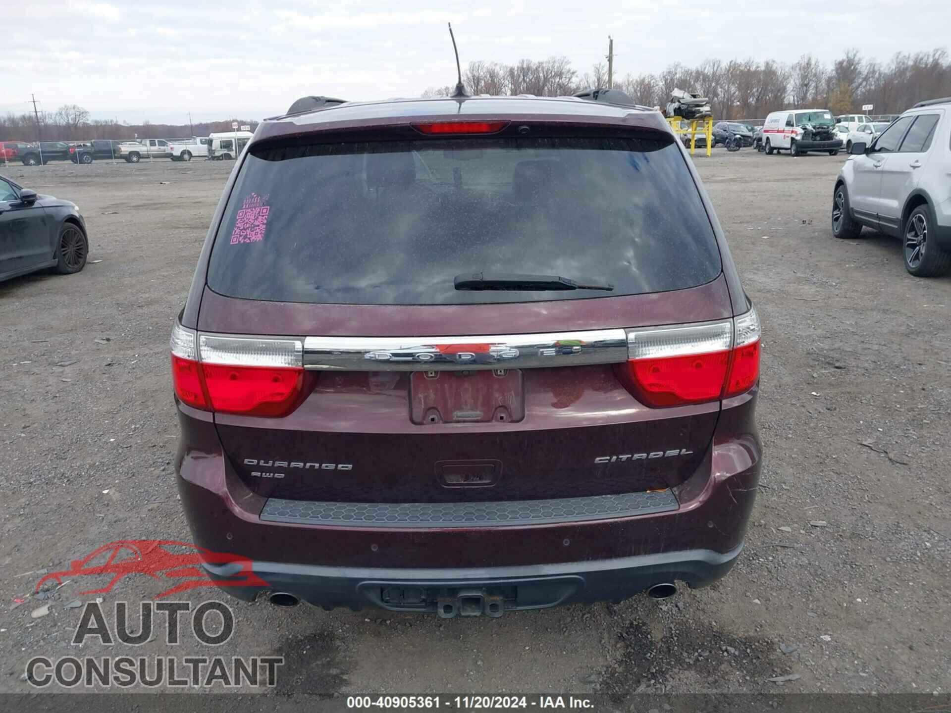 DODGE DURANGO 2012 - 1C4SDJET6CC183073
