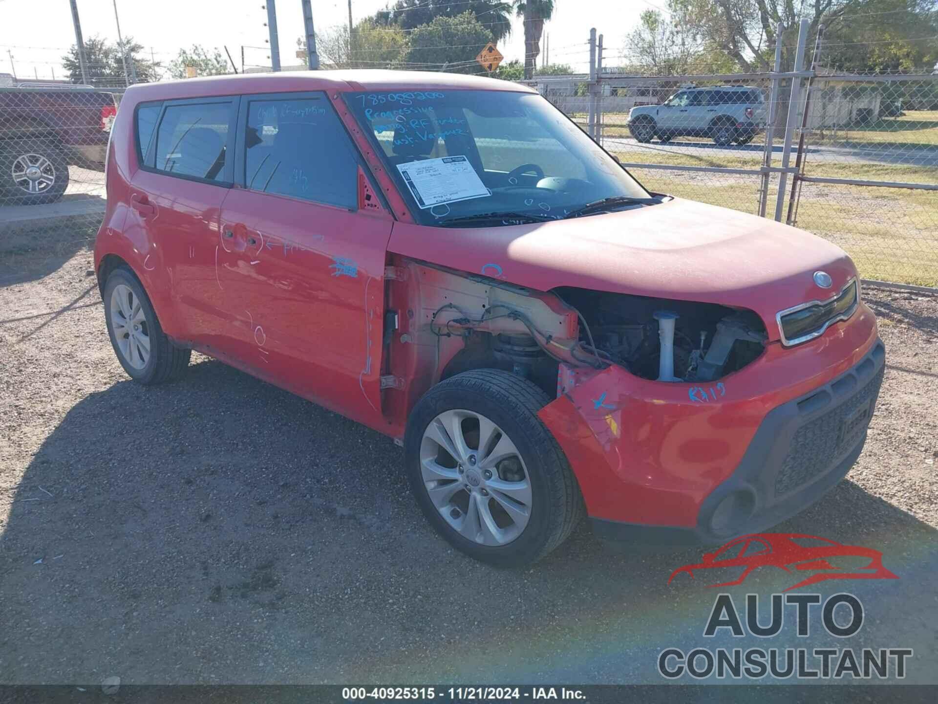 KIA SOUL 2014 - KNDJP3A59E7729270