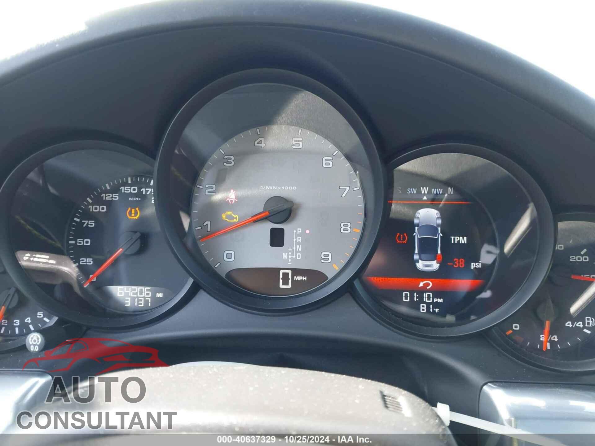 PORSCHE 911 2013 - WP0CB2A92DS155353