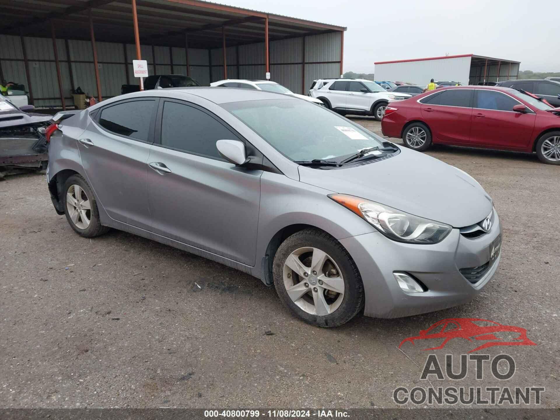 HYUNDAI ELANTRA 2013 - KMHDH4AE1DU930432