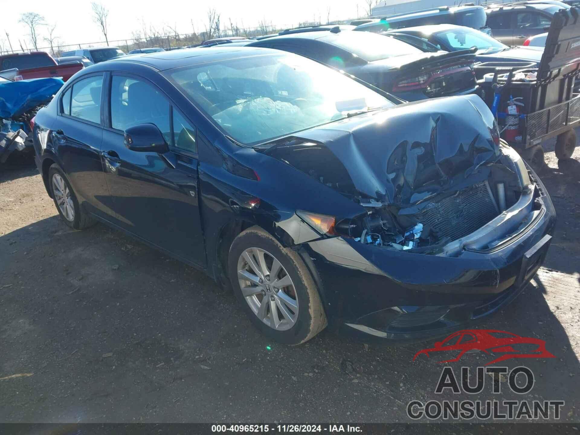 HONDA CIVIC 2012 - 19XFB2F90CE004468