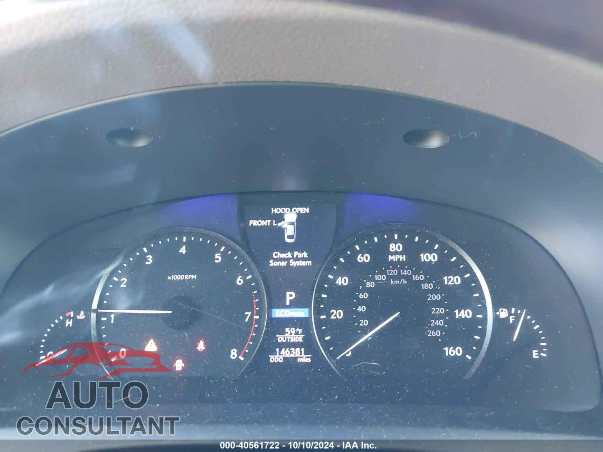 LEXUS LS 460 2014 - JTHDL5EF4E5006587