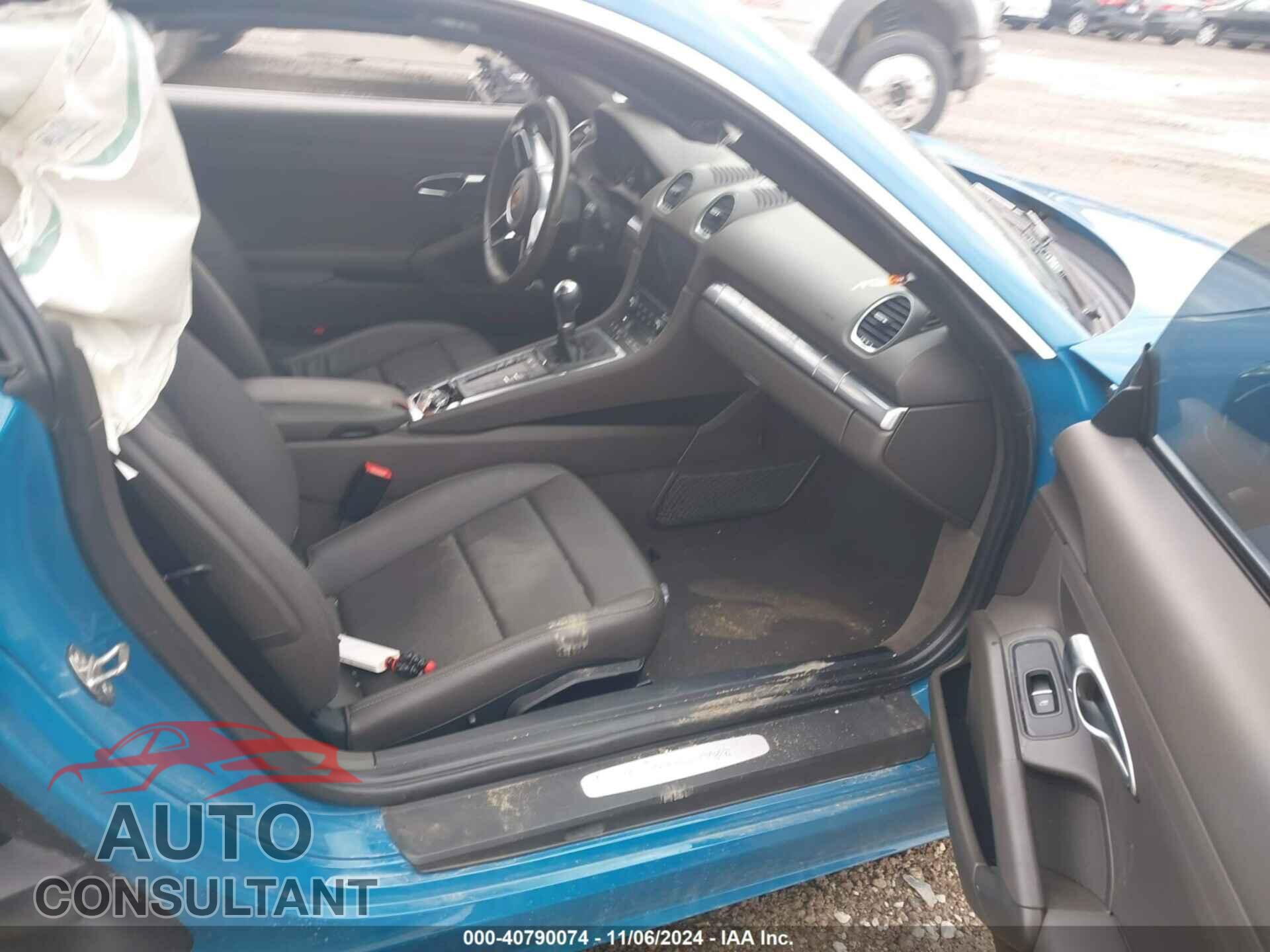 PORSCHE 718 CAYMAN 2018 - WP0AA2A80JS260082
