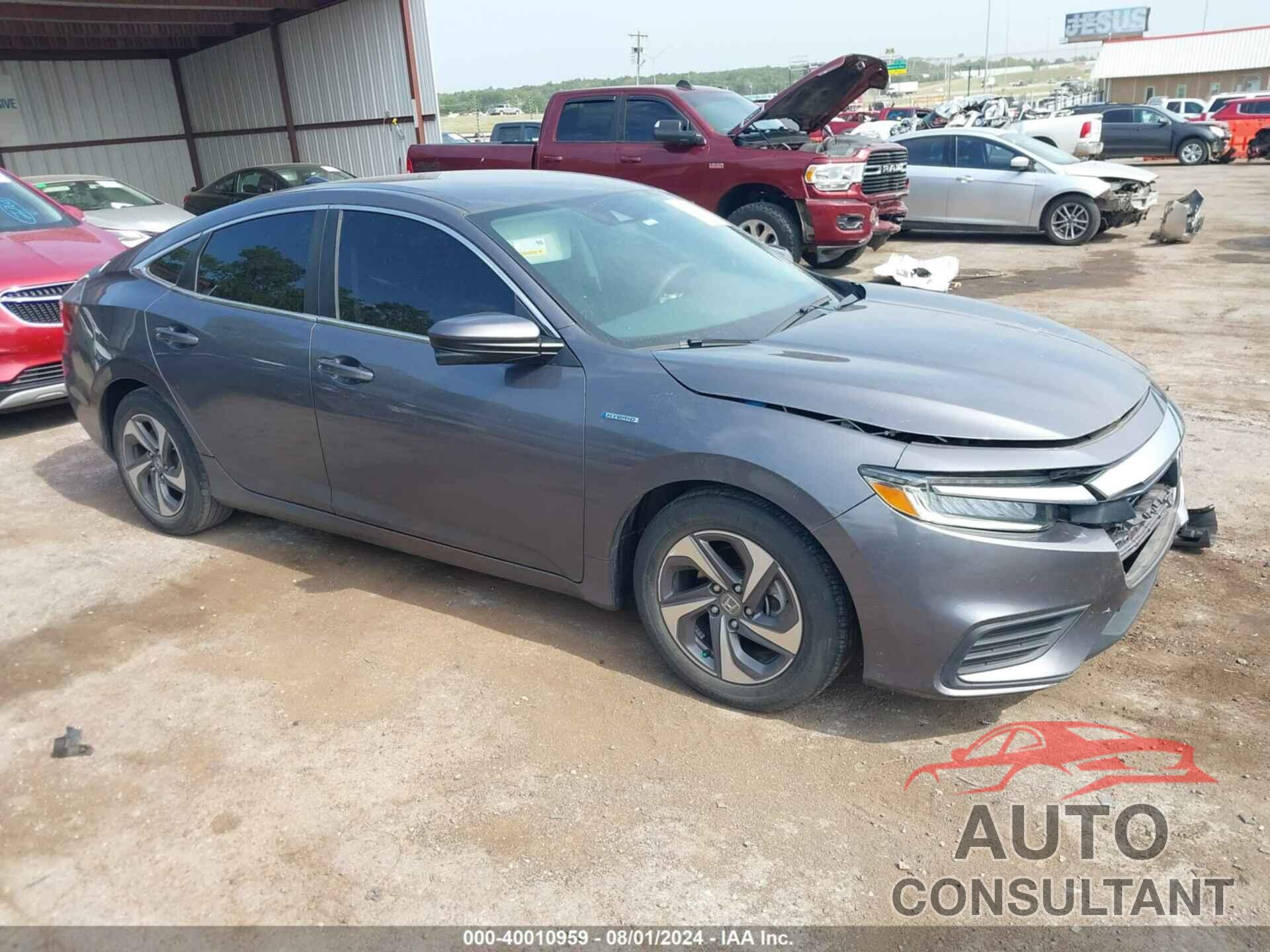 HONDA INSIGHT 2019 - 19XZE4F51KE029326