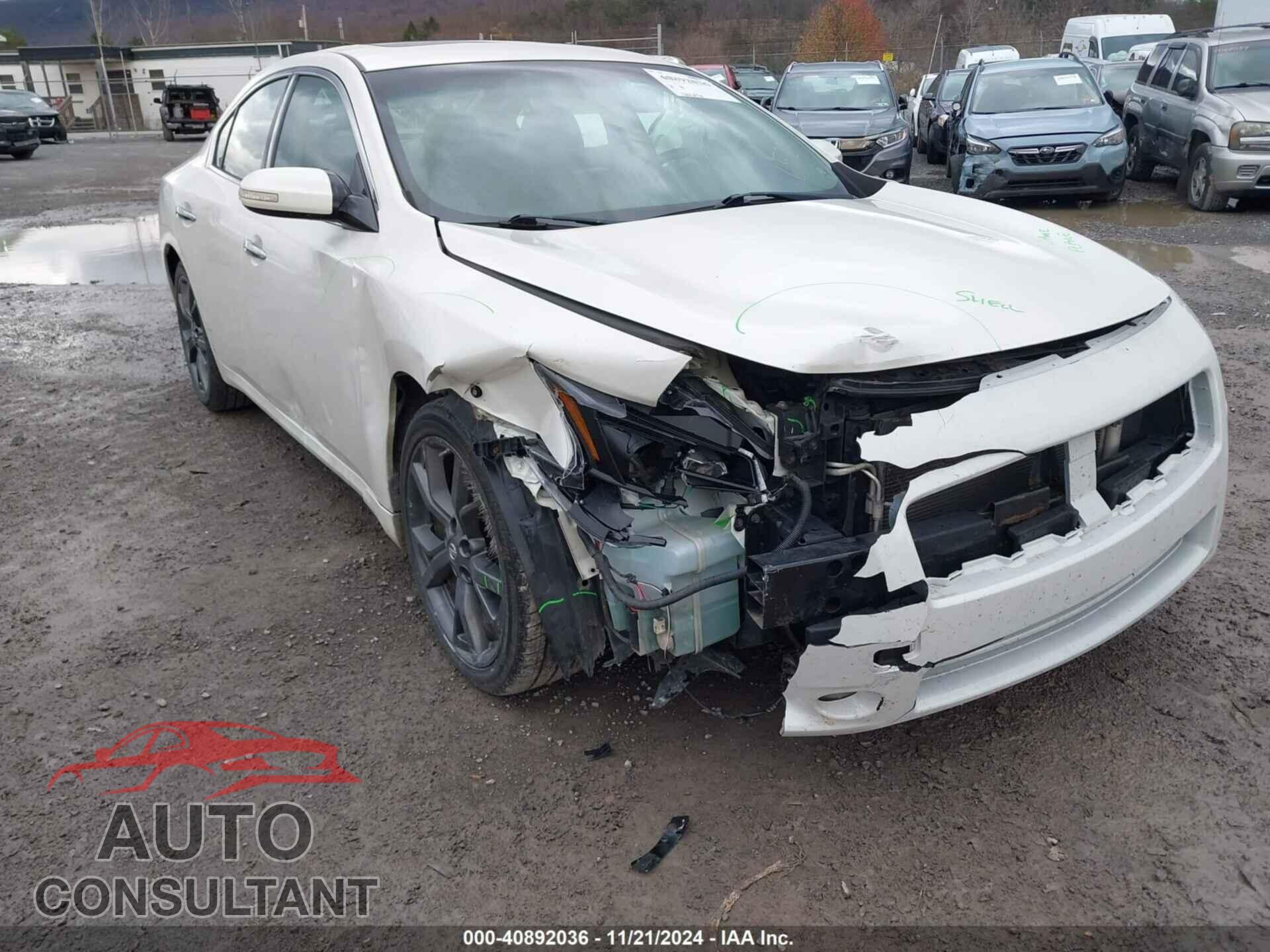NISSAN MAXIMA 2013 - 1N4AA5APXDC806528